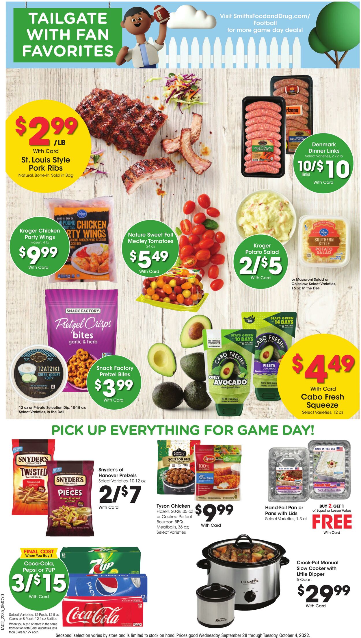 Weekly ad Smith’s Food and Drug 09/28/2022 - 10/04/2022