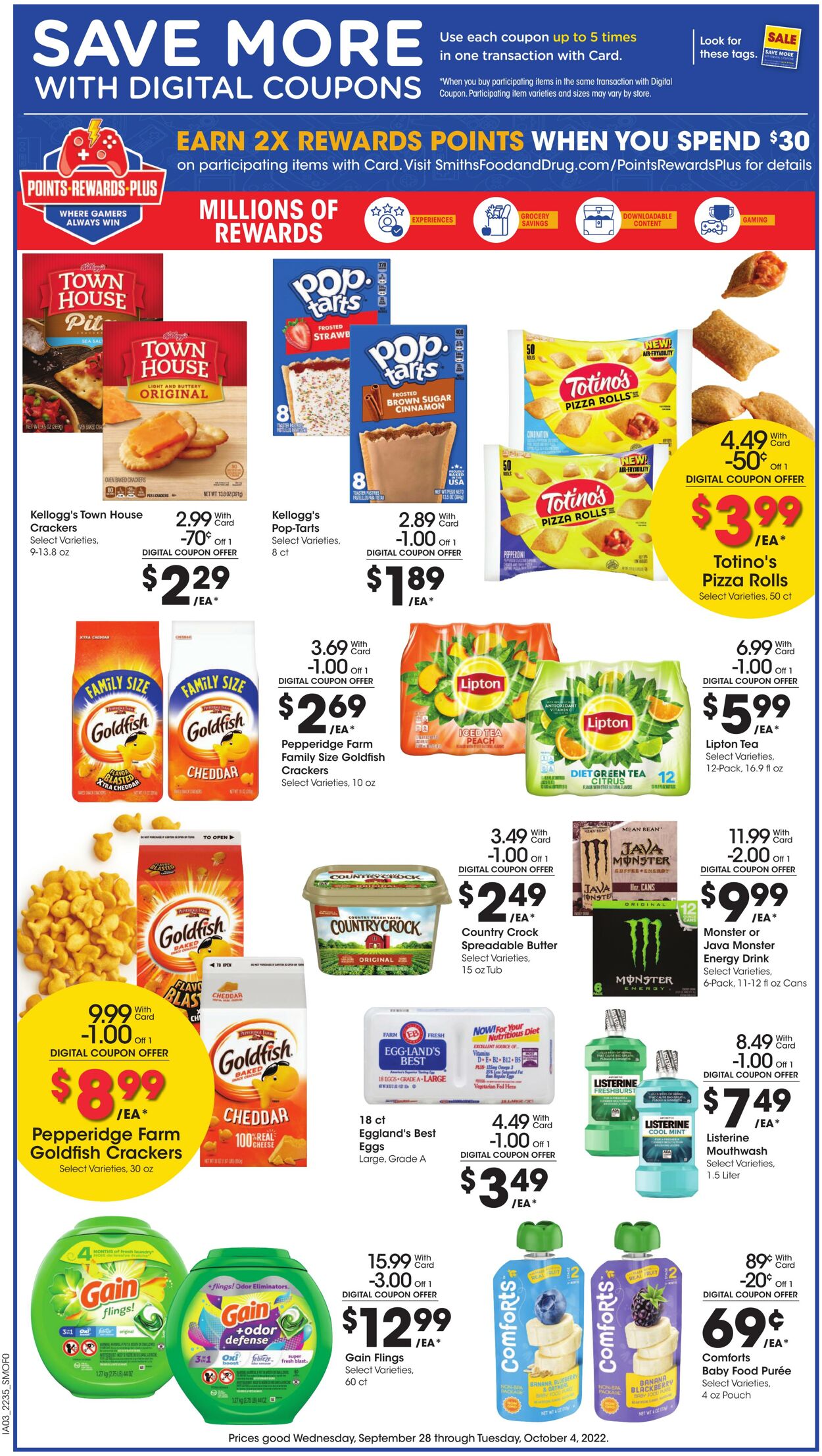 Weekly ad Smith’s Food and Drug 09/28/2022 - 10/04/2022