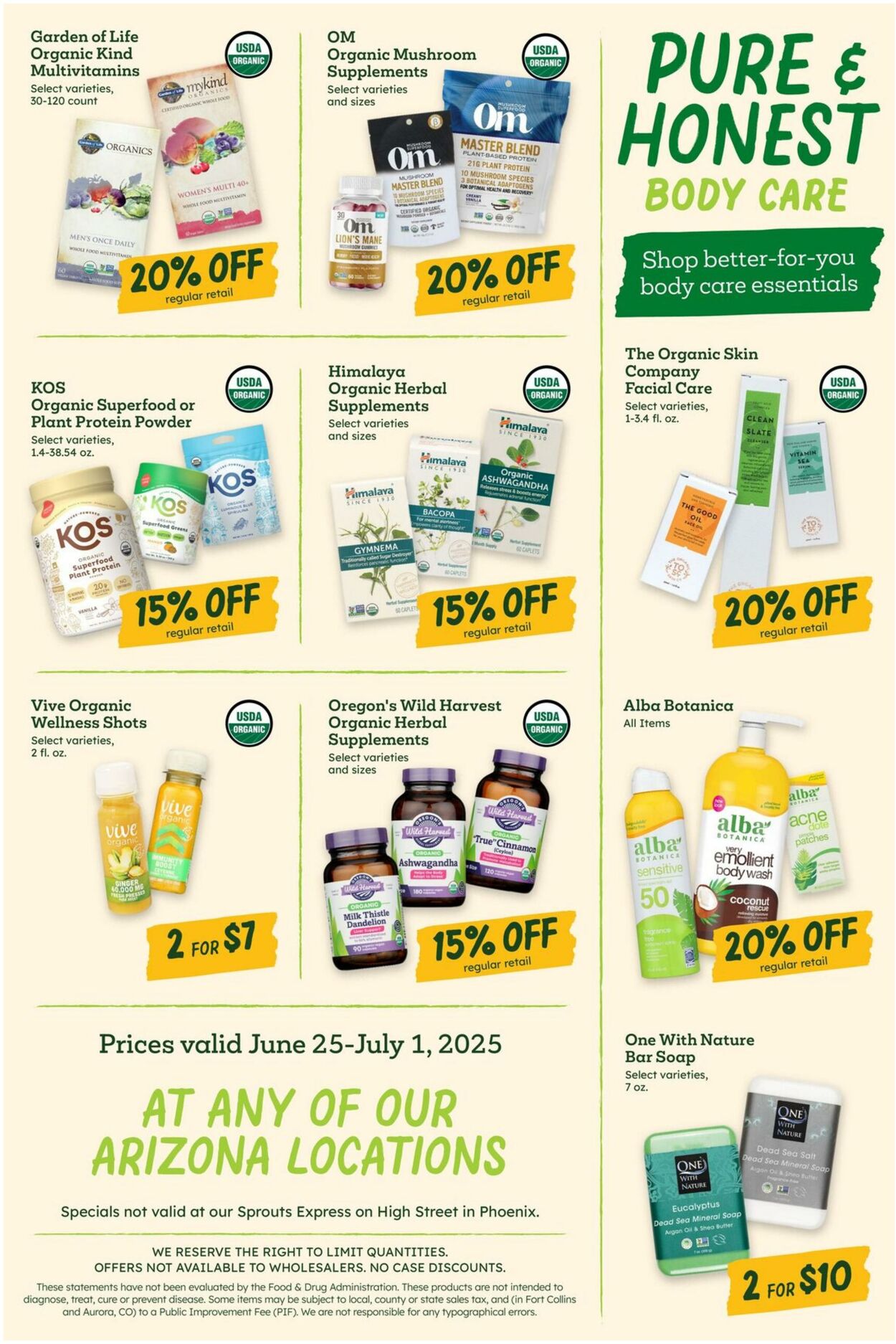 Weekly ad Sprouts 06/25/2025 - 07/01/2025