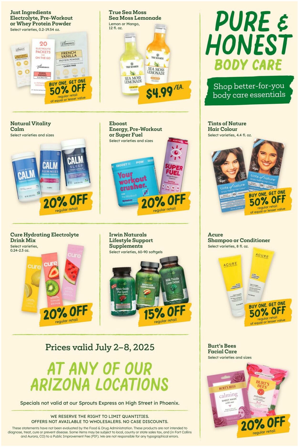 Weekly ad Sprouts 07/02/2025 - 07/08/2025