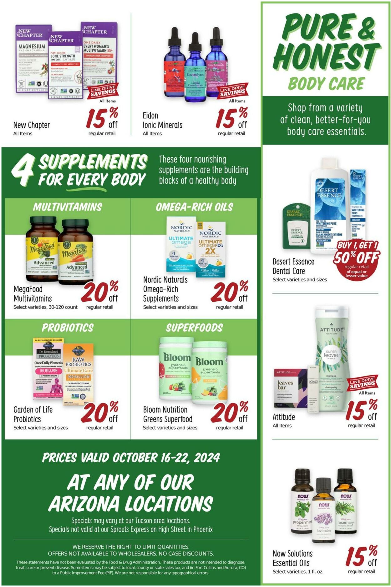 Weekly ad Sprouts 10/16/2024 - 10/22/2024