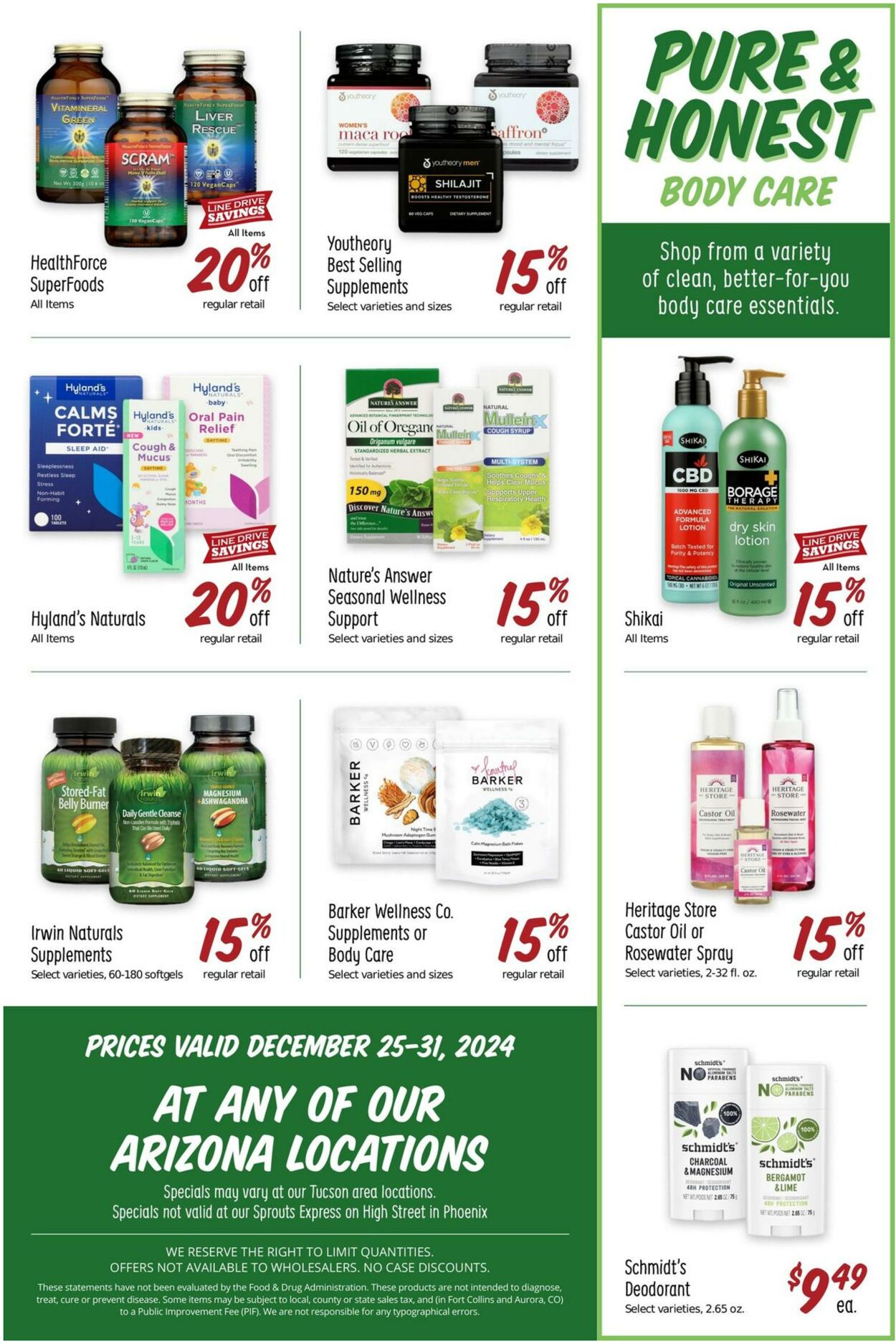 Weekly ad Sprouts 12/25/2024 - 12/31/2024