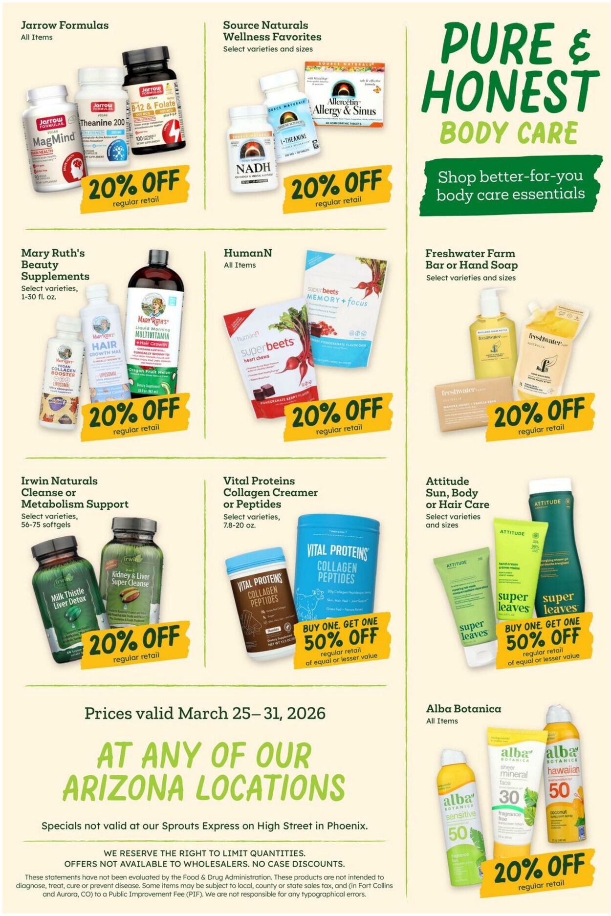 Weekly ad Sprouts 03/25/2026 - 03/31/2026