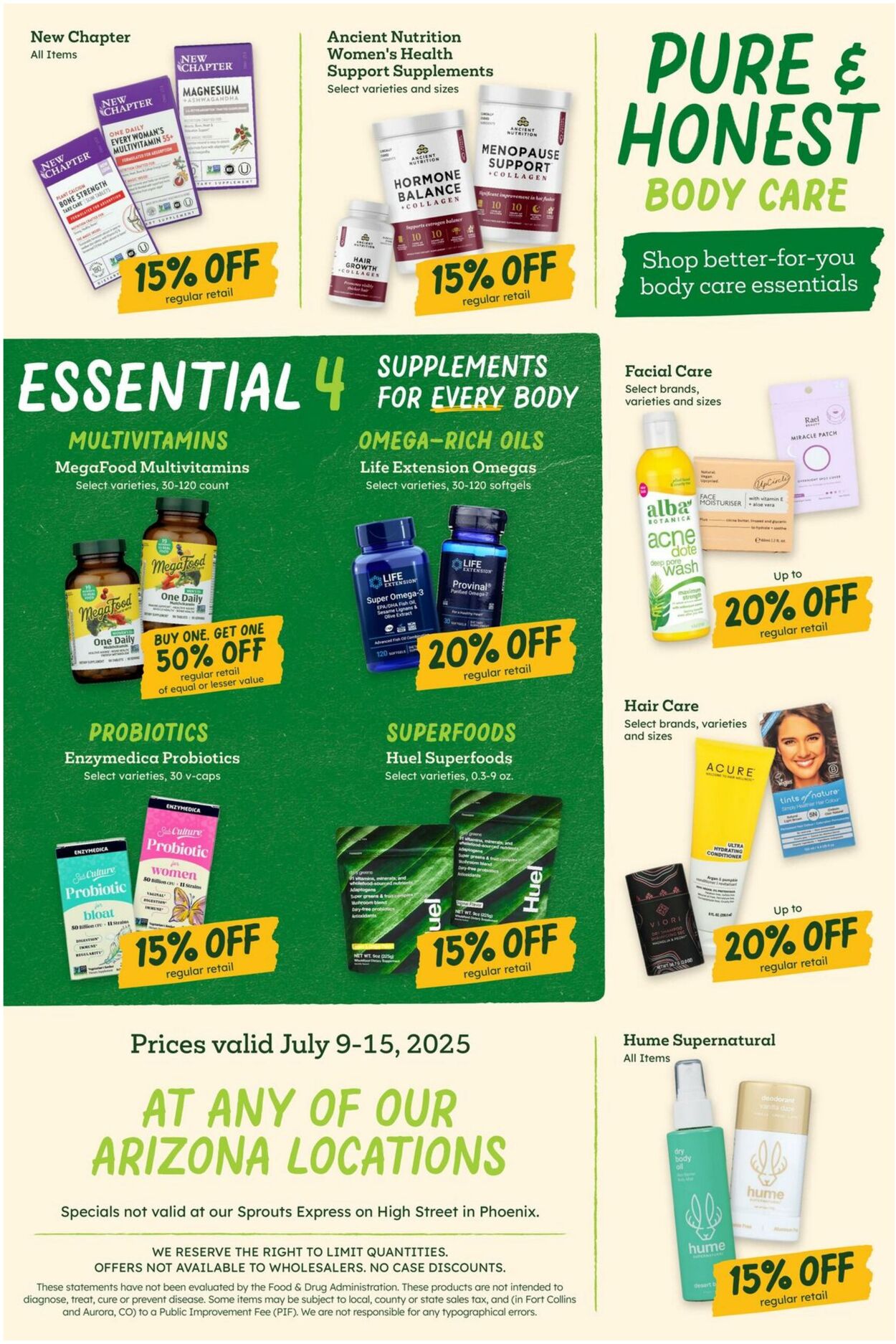 Weekly ad Sprouts 07/09/2025 - 07/15/2025