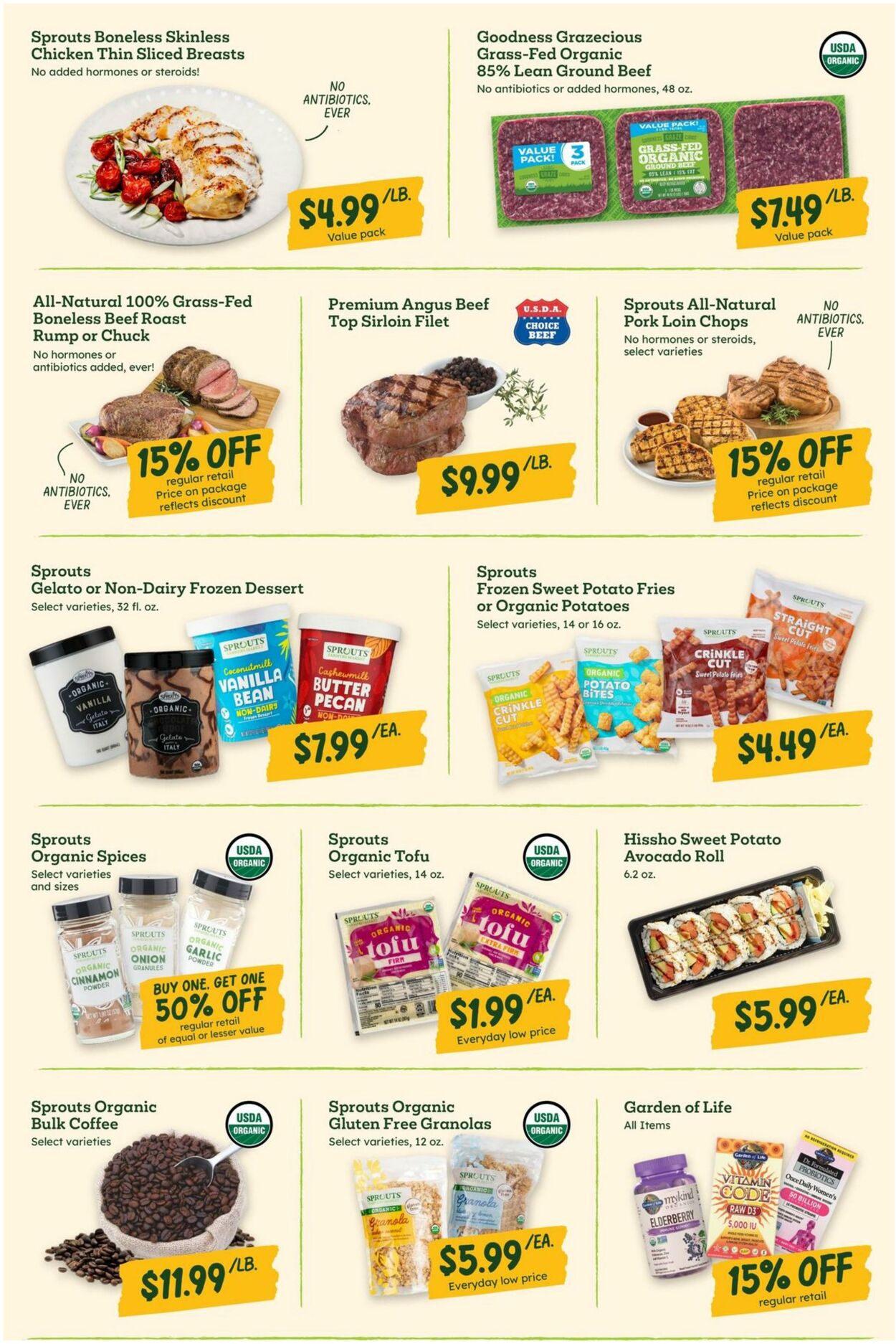 Weekly ad Sprouts 01/15/2025 - 01/21/2025