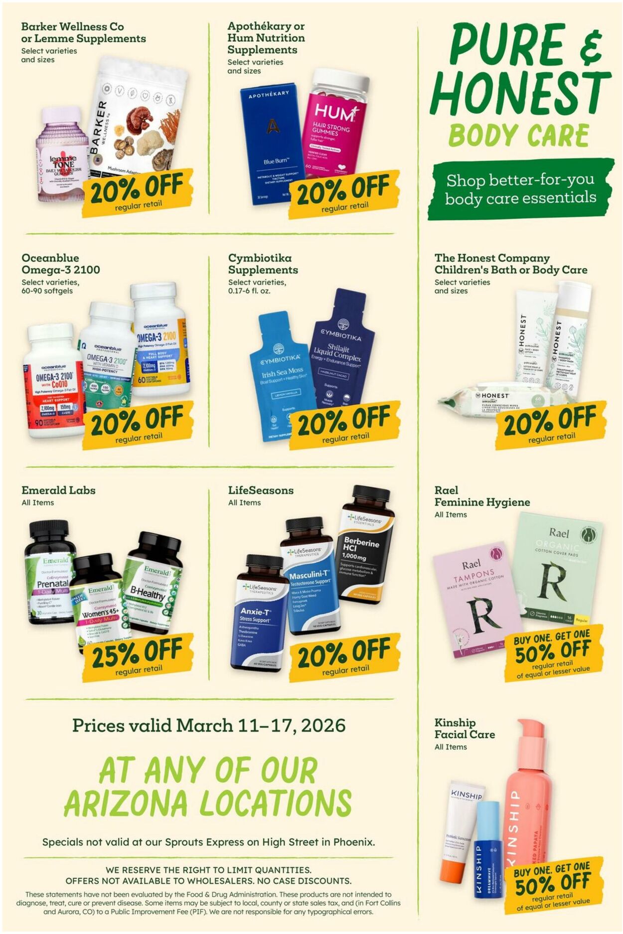 Weekly ad Sprouts 03/11/2026 - 03/17/2026