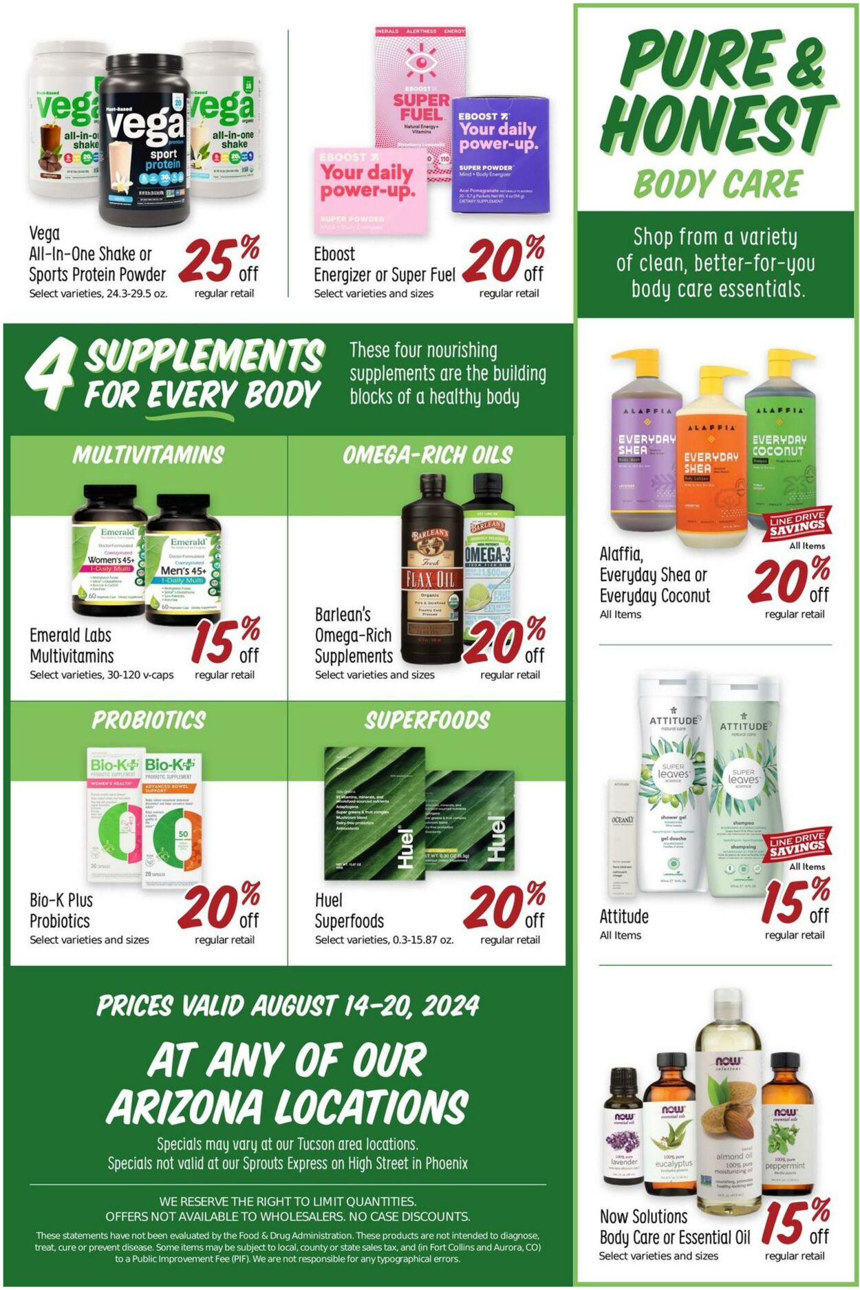 Weekly ad Sprouts 08/14/2024 - 08/20/2024