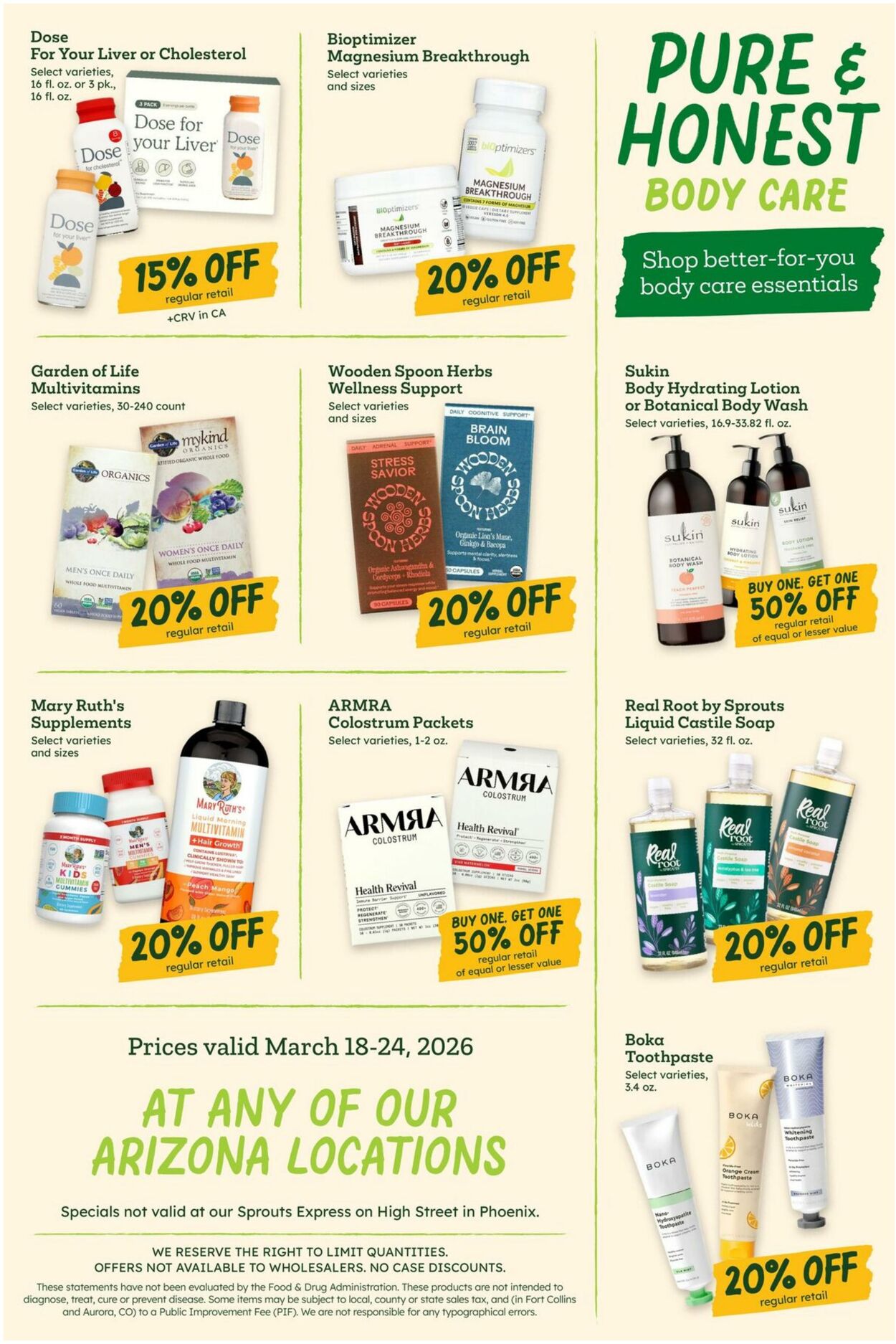 Weekly ad Sprouts 03/18/2026 - 03/24/2026