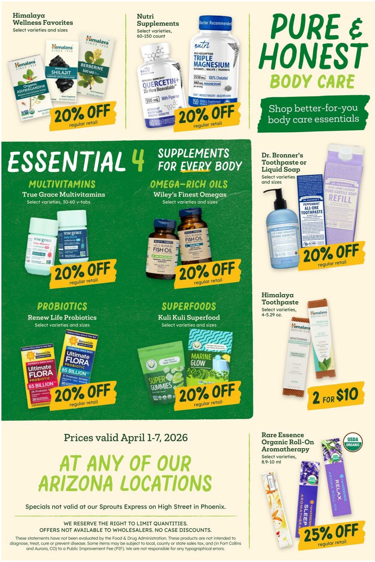 Weekly ad Sprouts 04/01/2026 - 04/07/2026