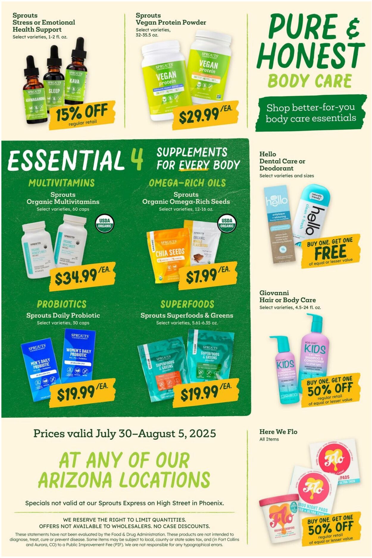 Weekly ad Sprouts 07/30/2025 - 08/05/2025