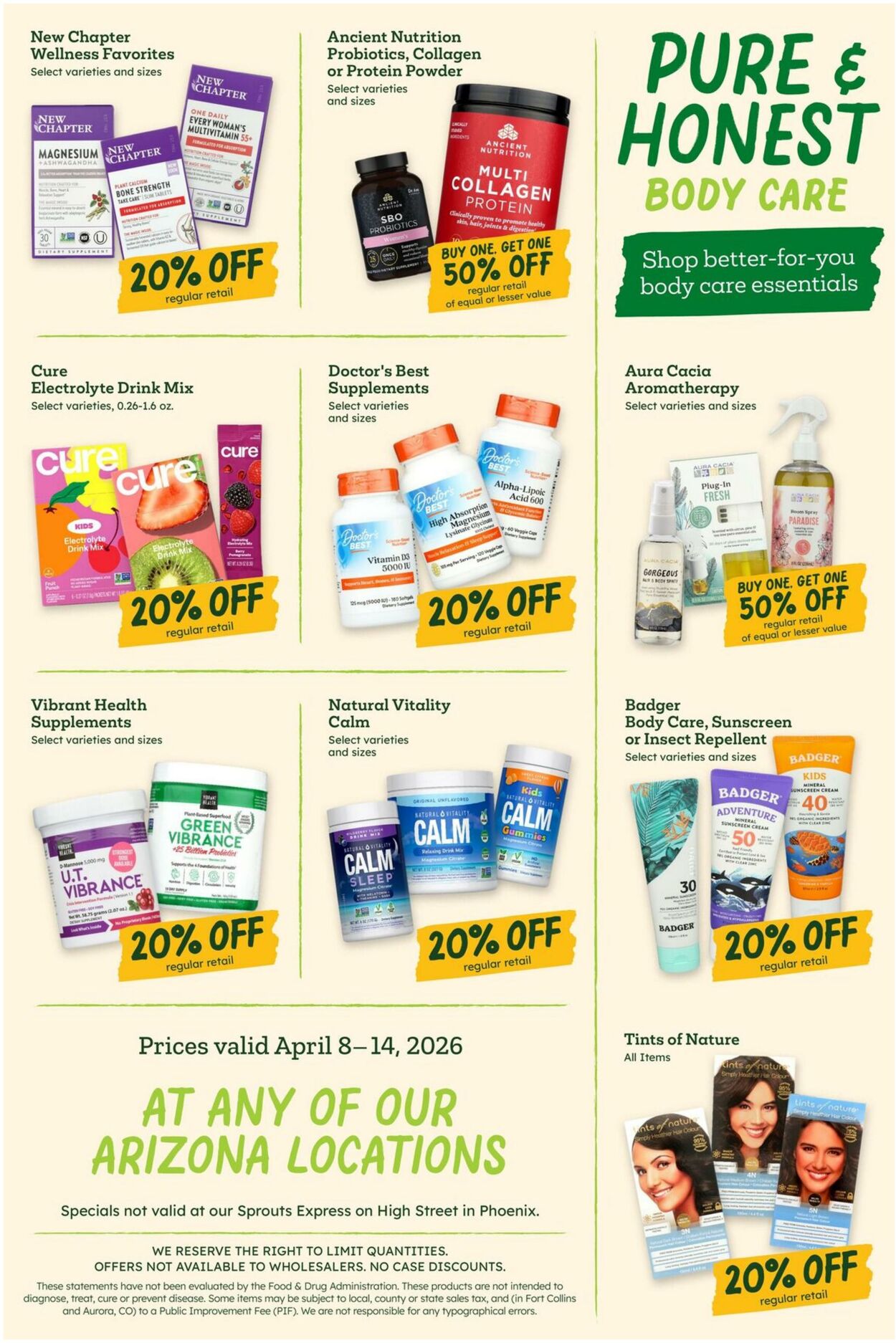 Weekly ad Sprouts 04/08/2026 - 04/14/2026