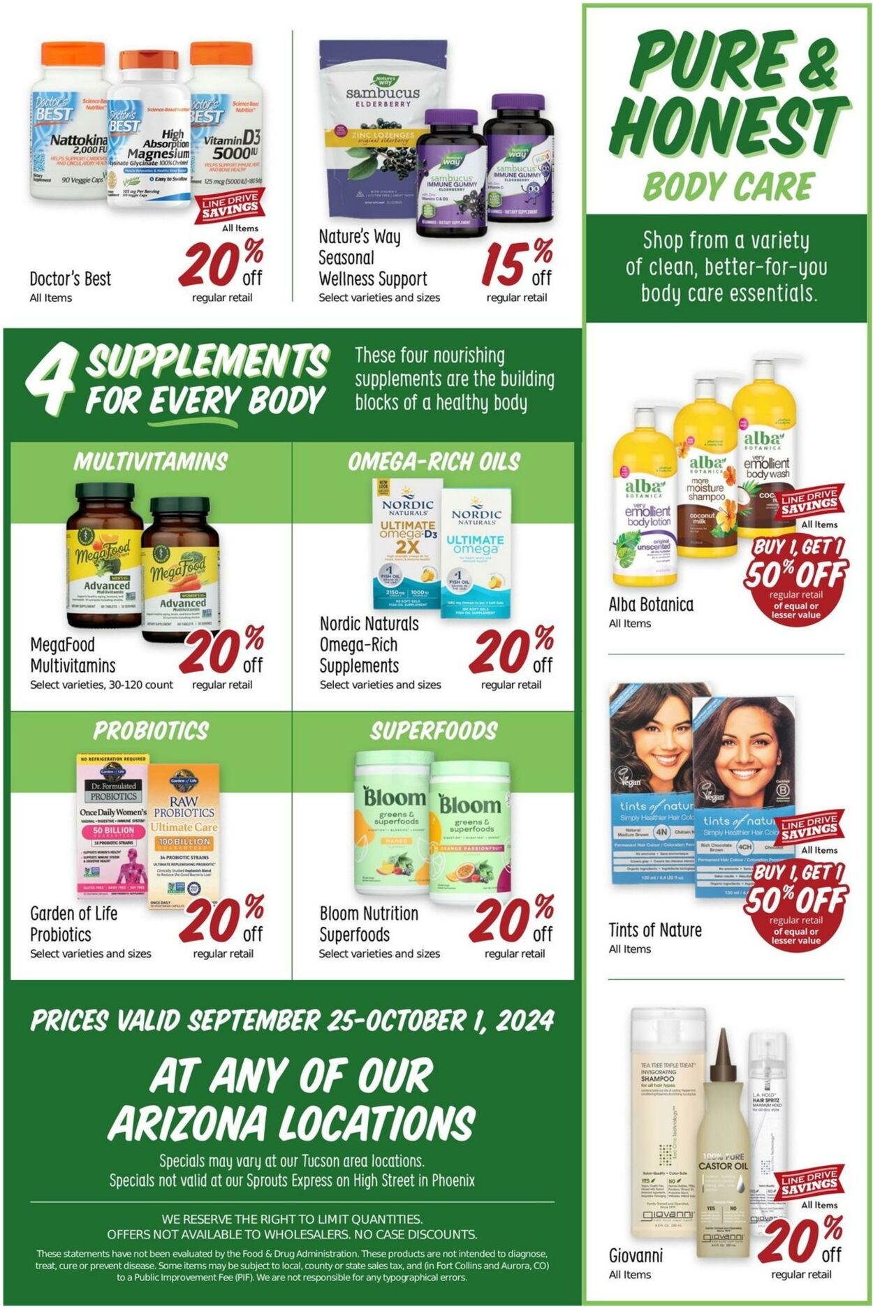 Weekly ad Sprouts 09/25/2024 - 10/01/2024