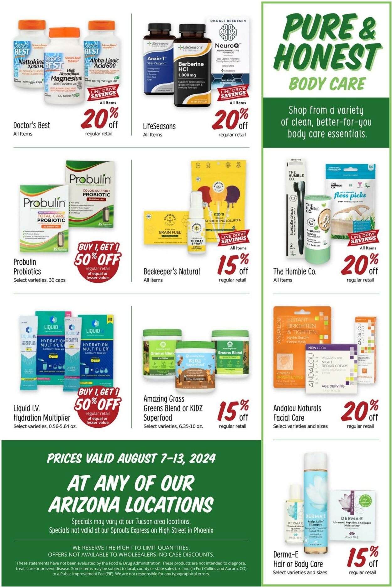 Weekly ad Sprouts 08/07/2024 - 08/13/2024