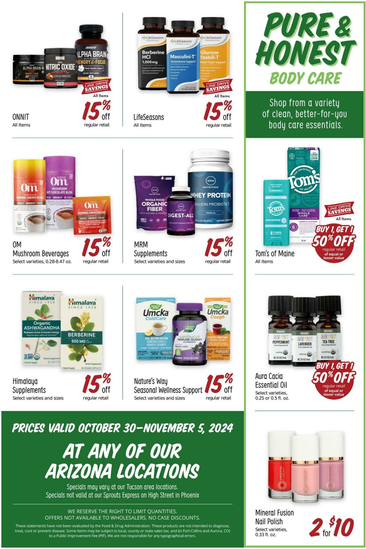 Weekly ad Sprouts 10/30/2024 - 11/05/2024