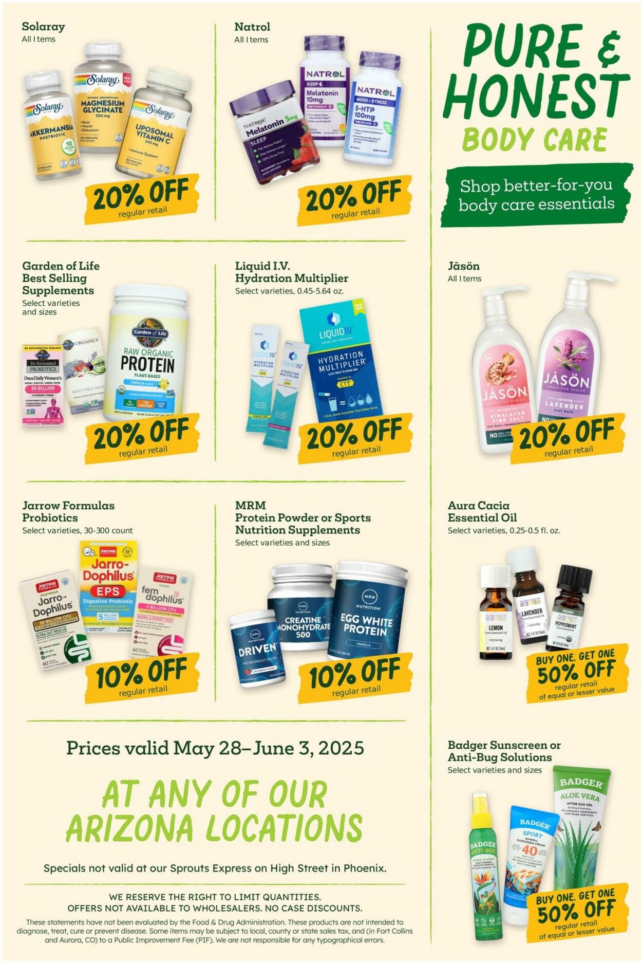 Weekly ad Sprouts 05/28/2025 - 06/03/2025