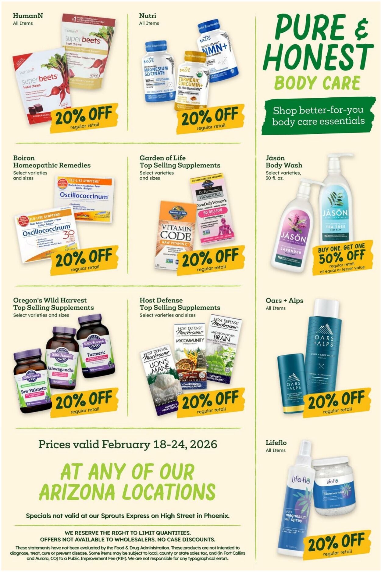 Weekly ad Sprouts 02/18/2026 - 02/24/2026