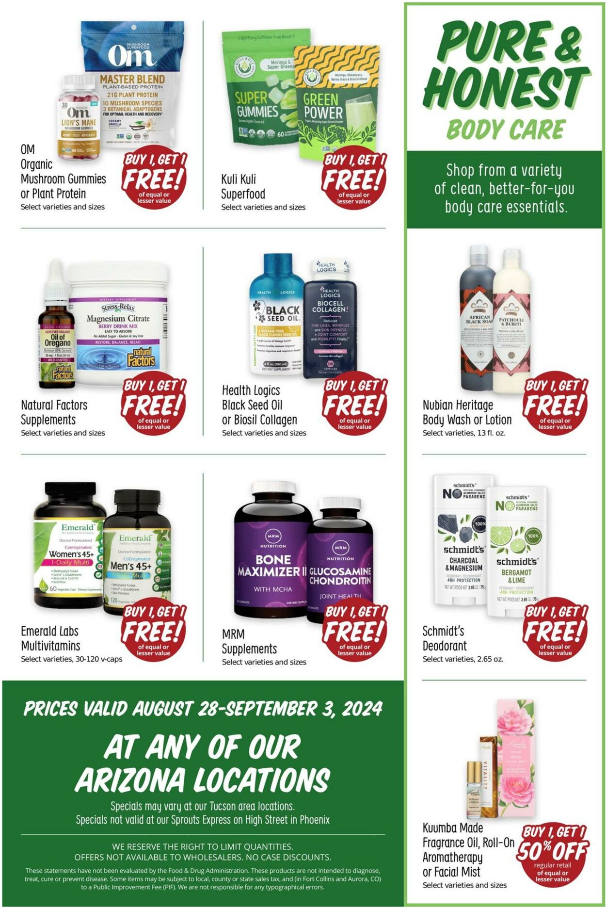 Weekly ad Sprouts 08/28/2024 - 09/03/2024