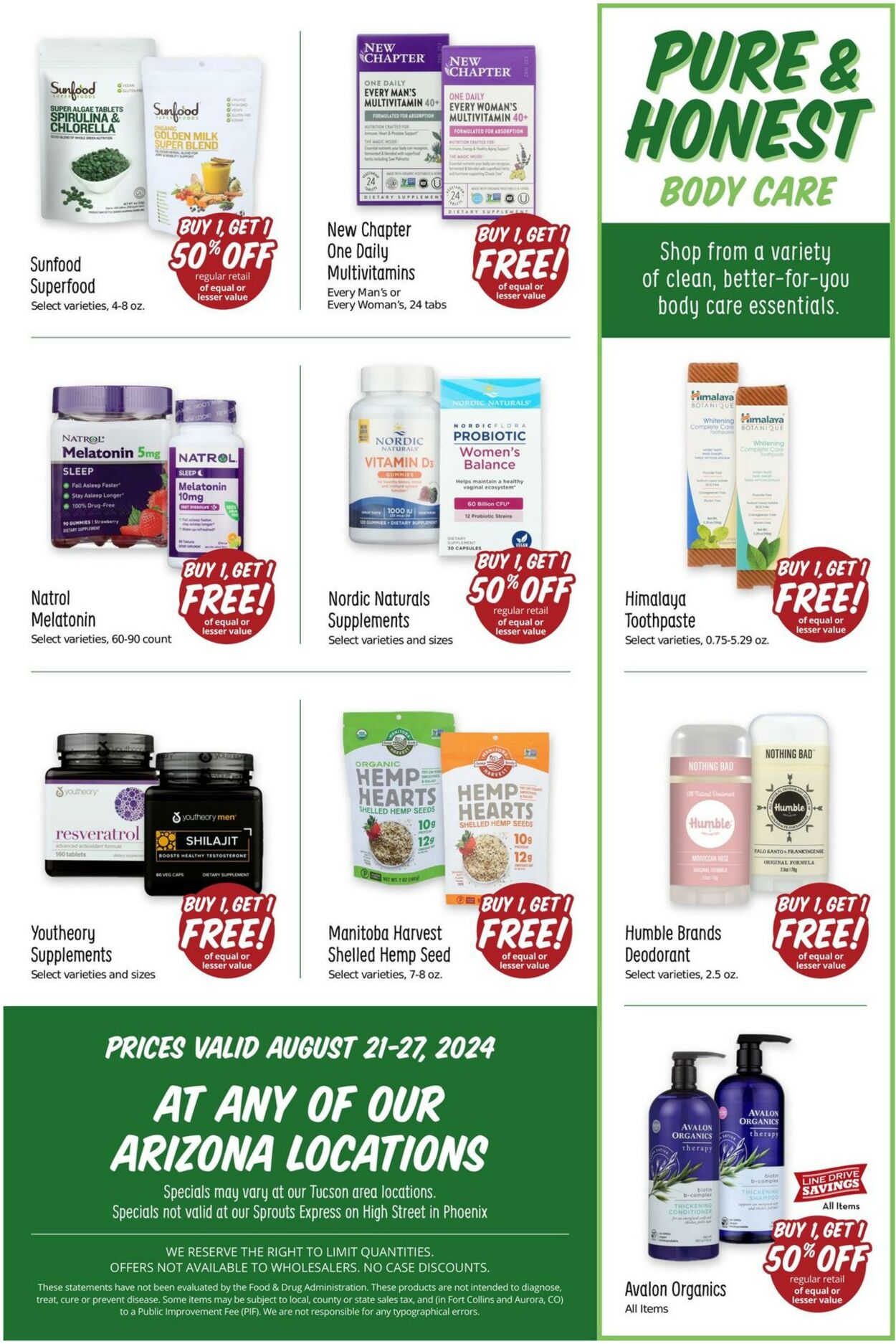 Weekly ad Sprouts 08/21/2024 - 08/27/2024