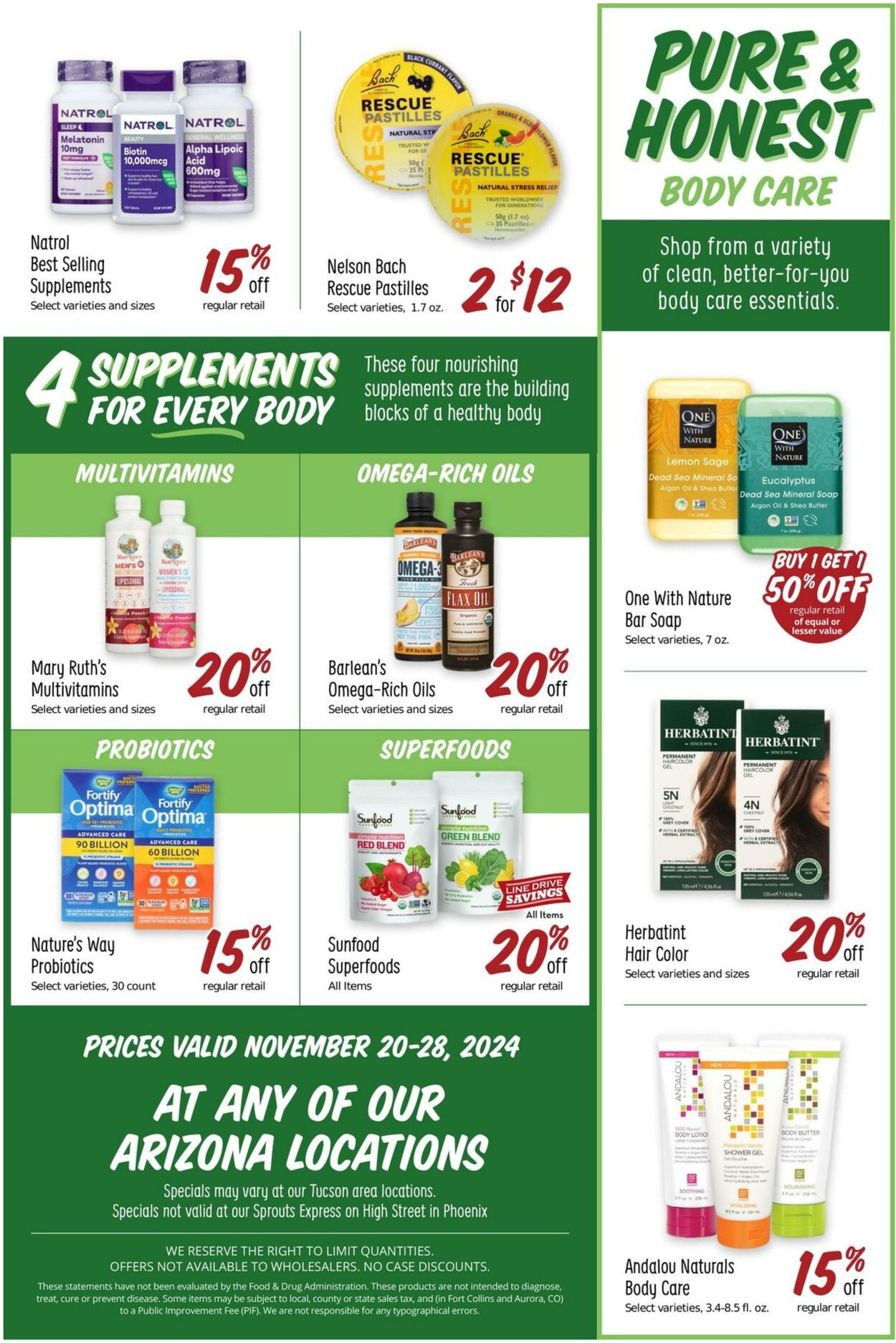 Weekly ad Sprouts 11/20/2024 - 11/28/2024