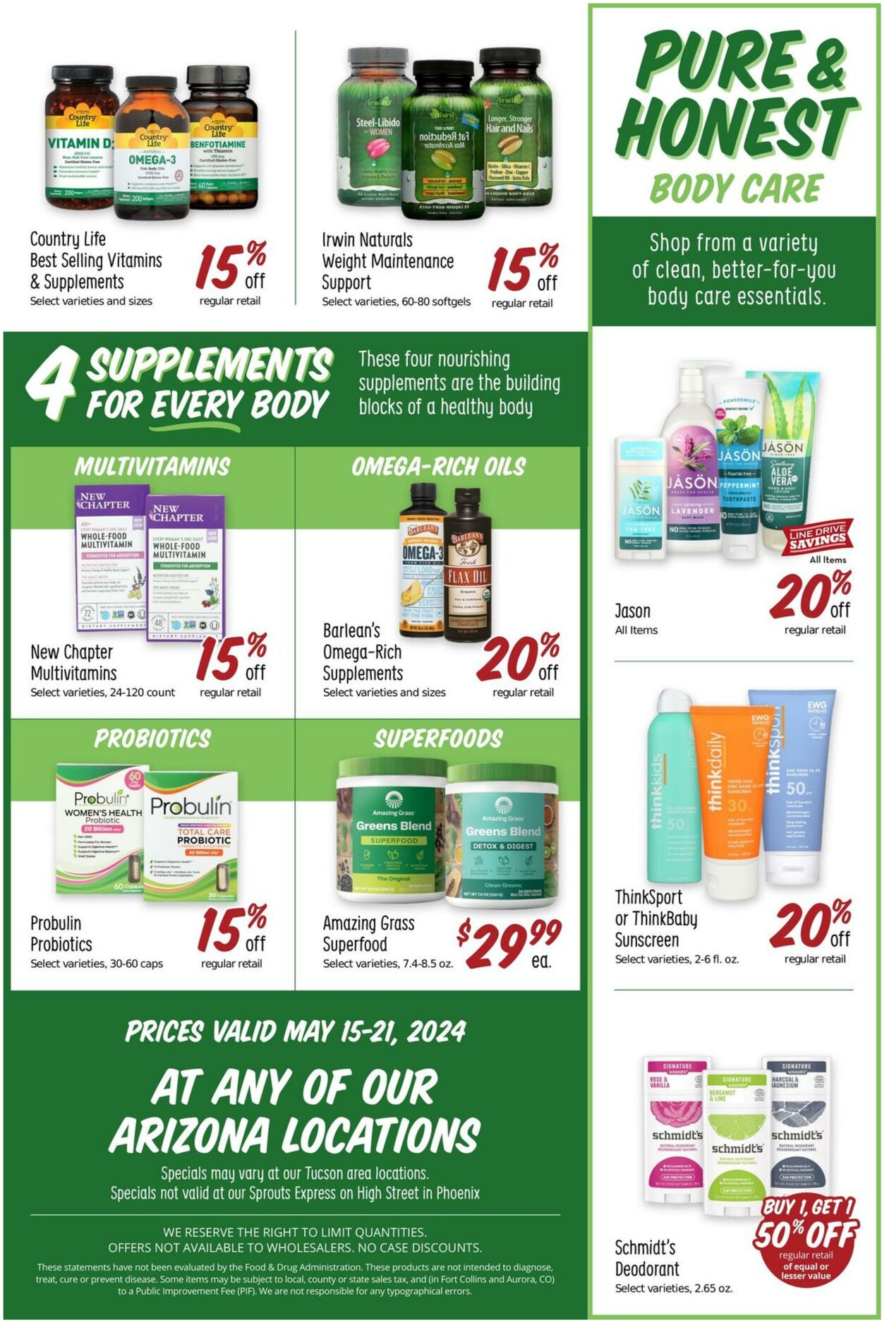 Weekly ad Sprouts 05/15/2024 - 05/21/2024