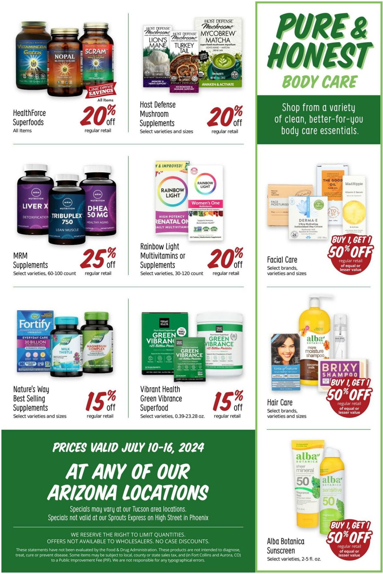 Weekly ad Sprouts 07/10/2024 - 07/16/2024