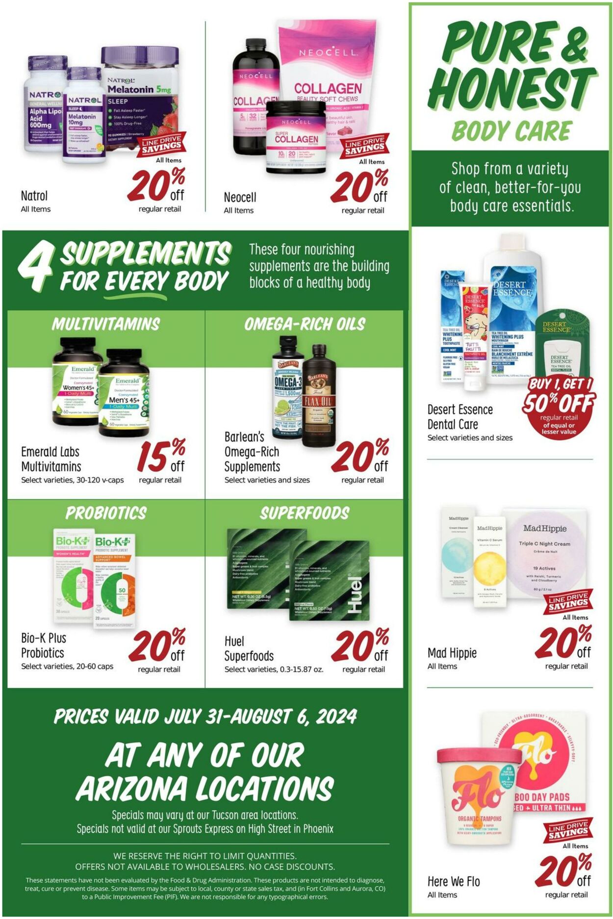 Weekly ad Sprouts 07/31/2024 - 08/06/2024