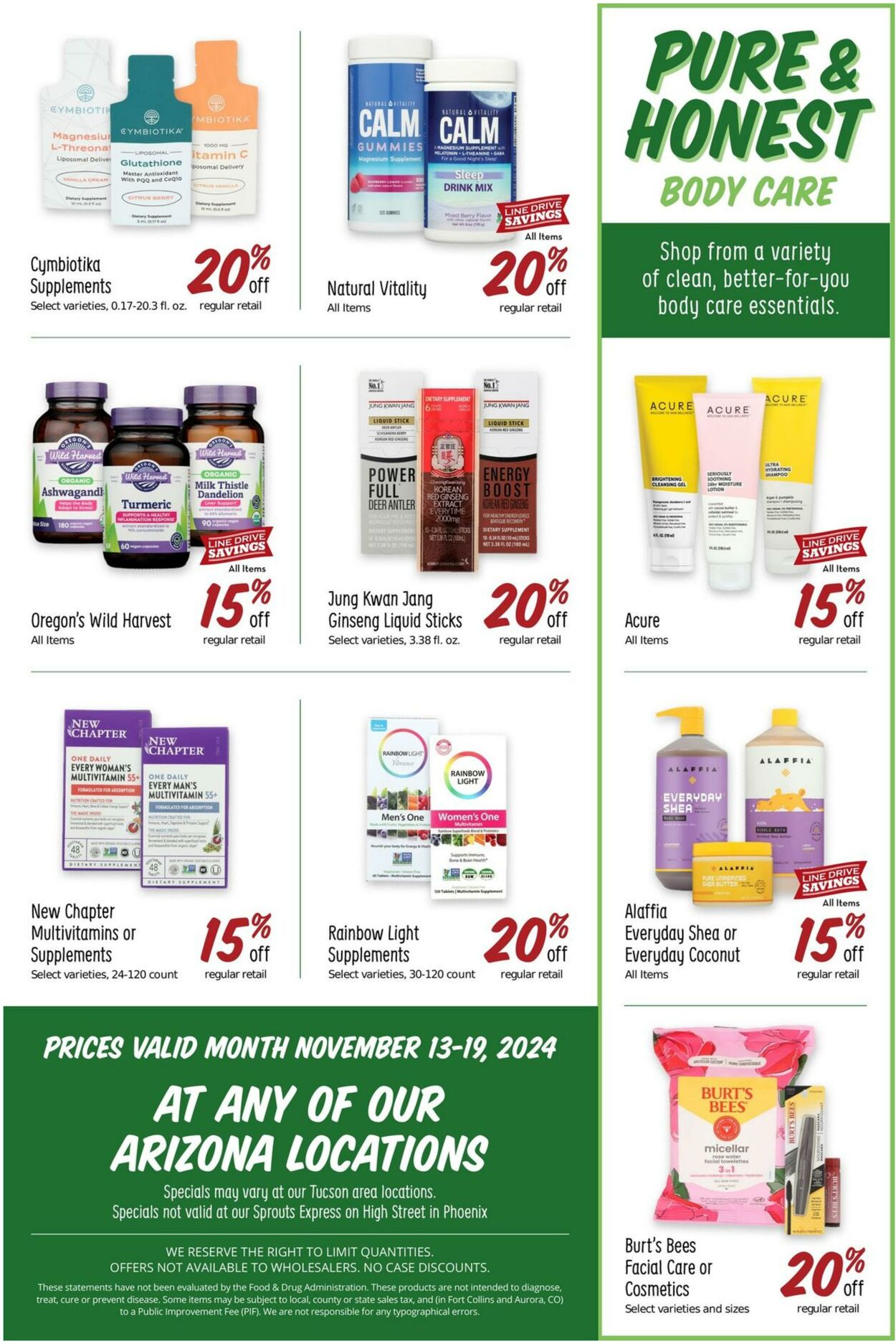 Weekly ad Sprouts 11/13/2024 - 11/19/2024