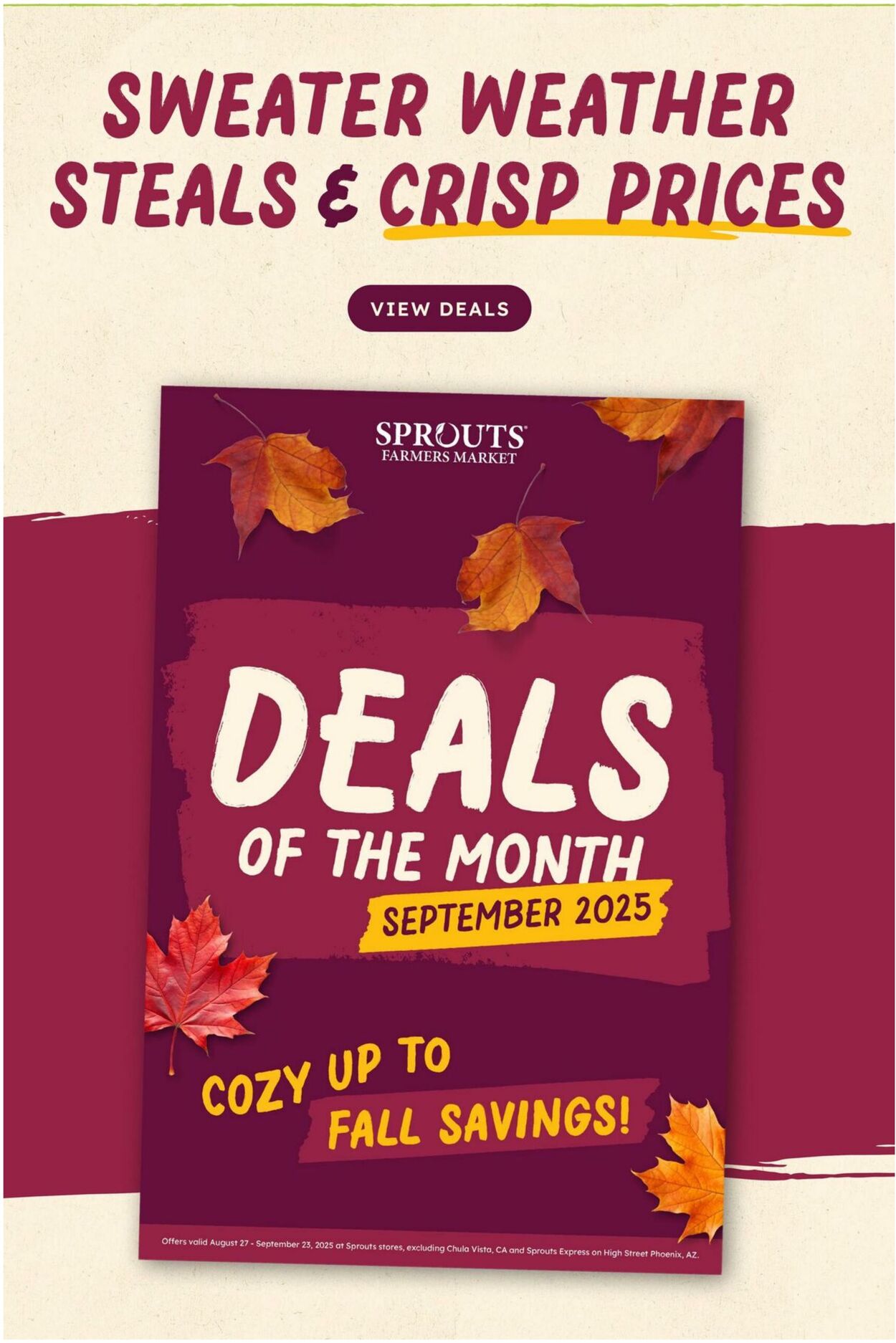 Weekly ad Sprouts 09/03/2025 - 09/09/2025