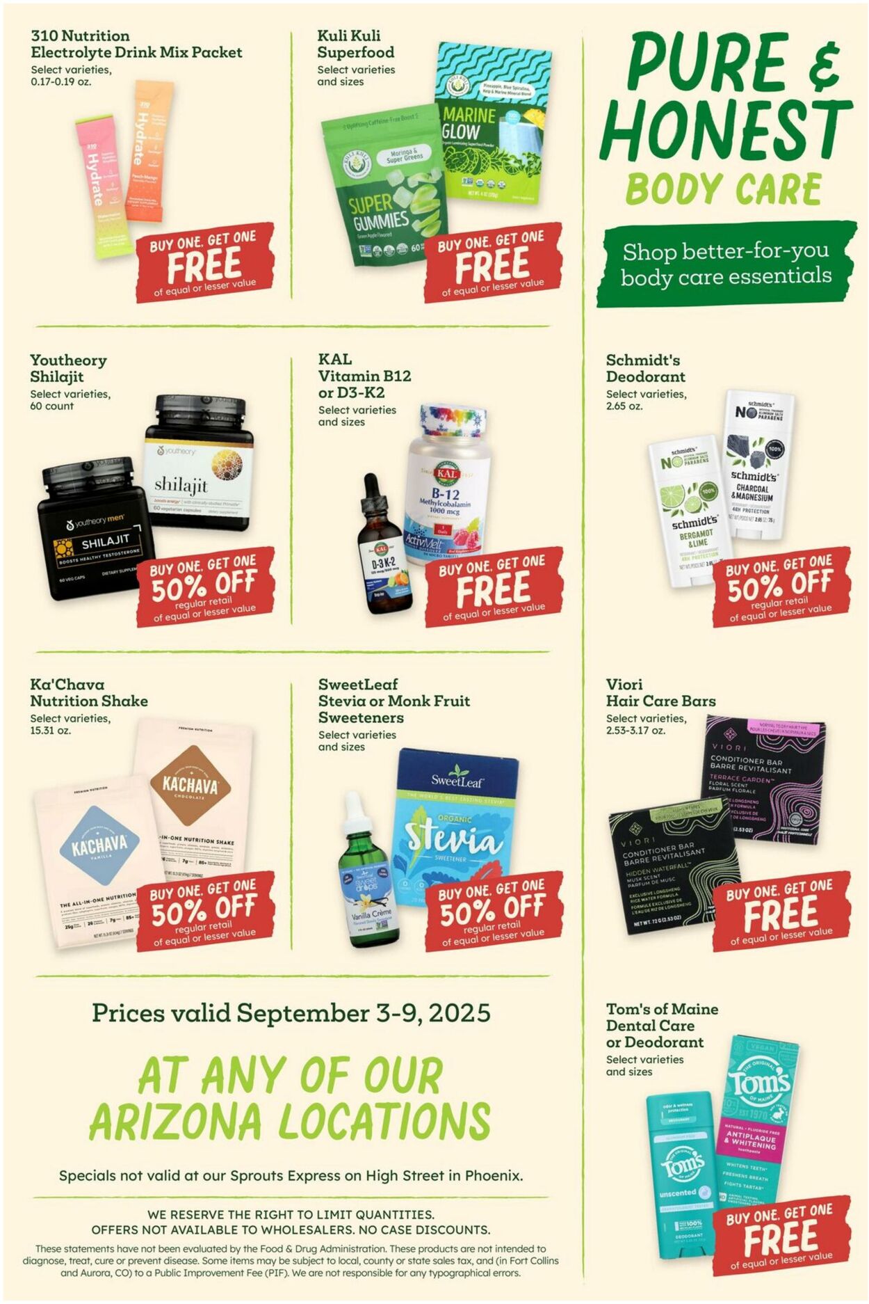 Weekly ad Sprouts 09/03/2025 - 09/09/2025