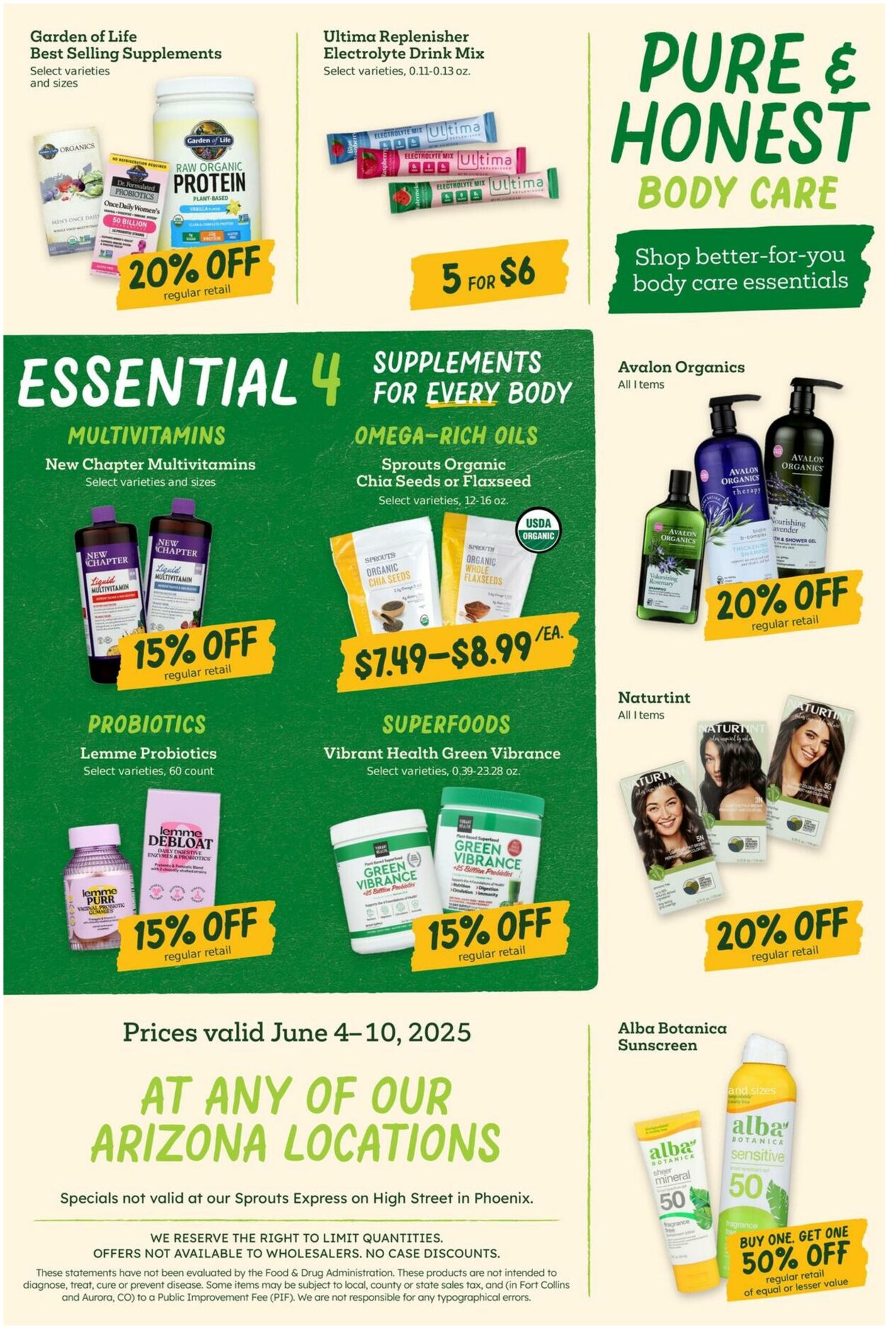 Weekly ad Sprouts 06/04/2025 - 06/10/2025