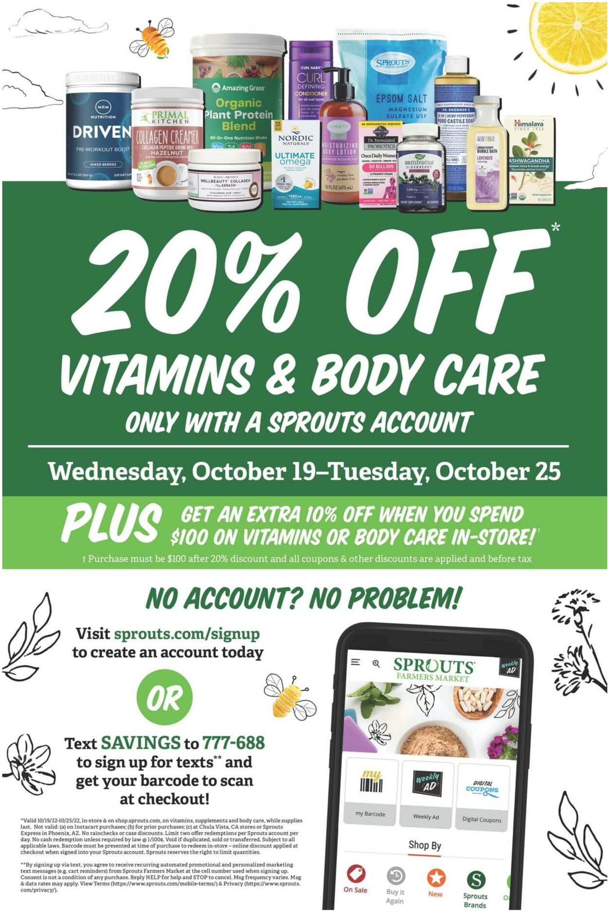 Weekly ad Sprouts 10/19/2022 - 10/25/2022