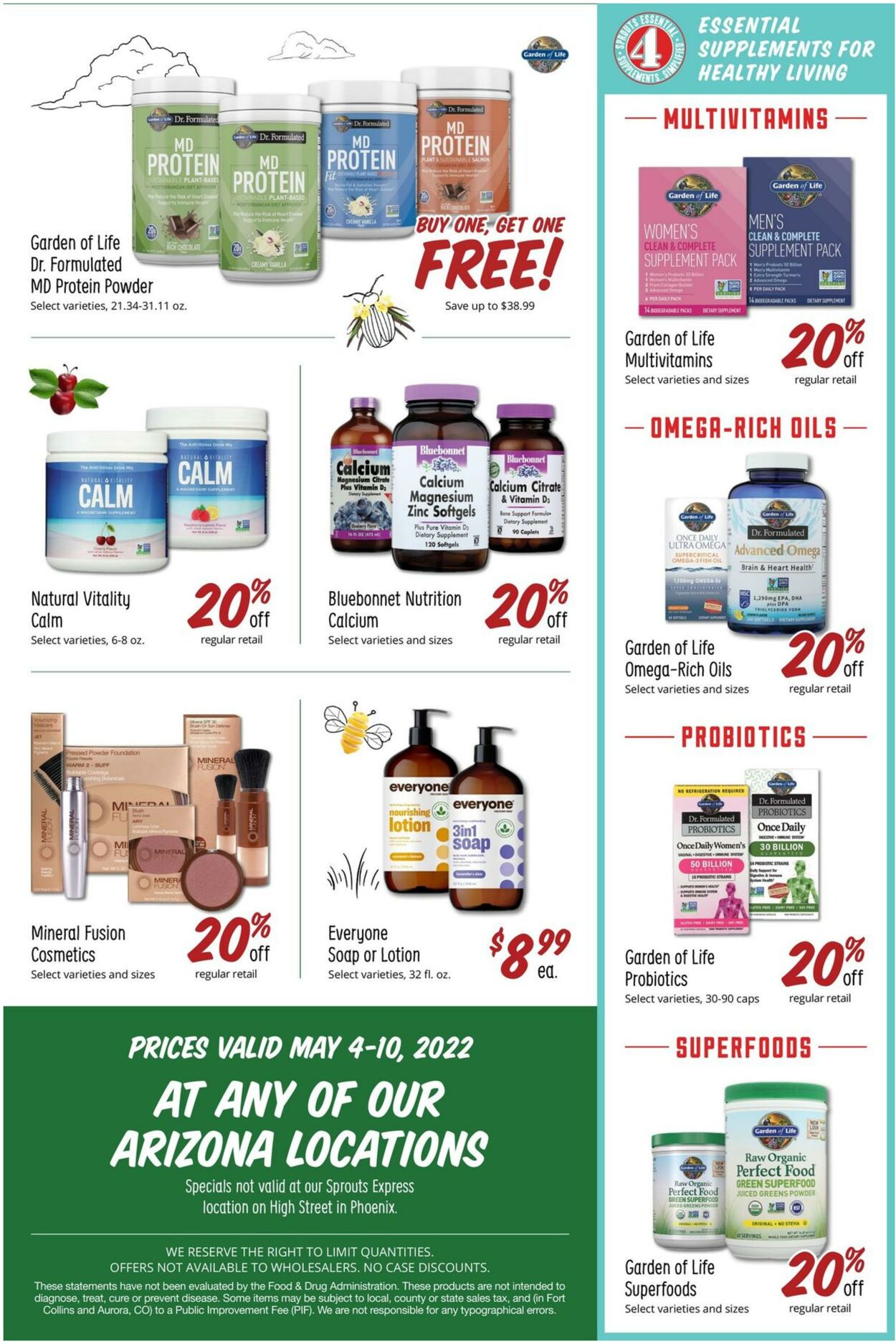 Weekly ad Sprouts 05/04/2022 - 05/10/2022