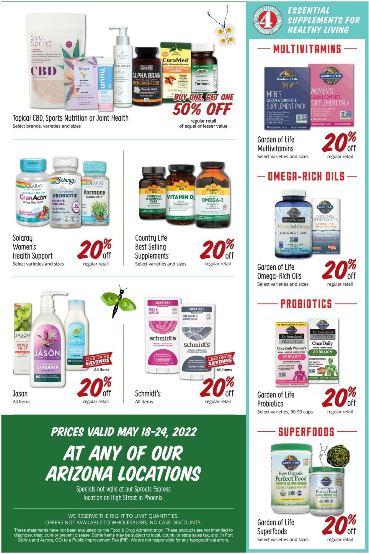 Weekly ad Sprouts 05/18/2022 - 05/24/2022