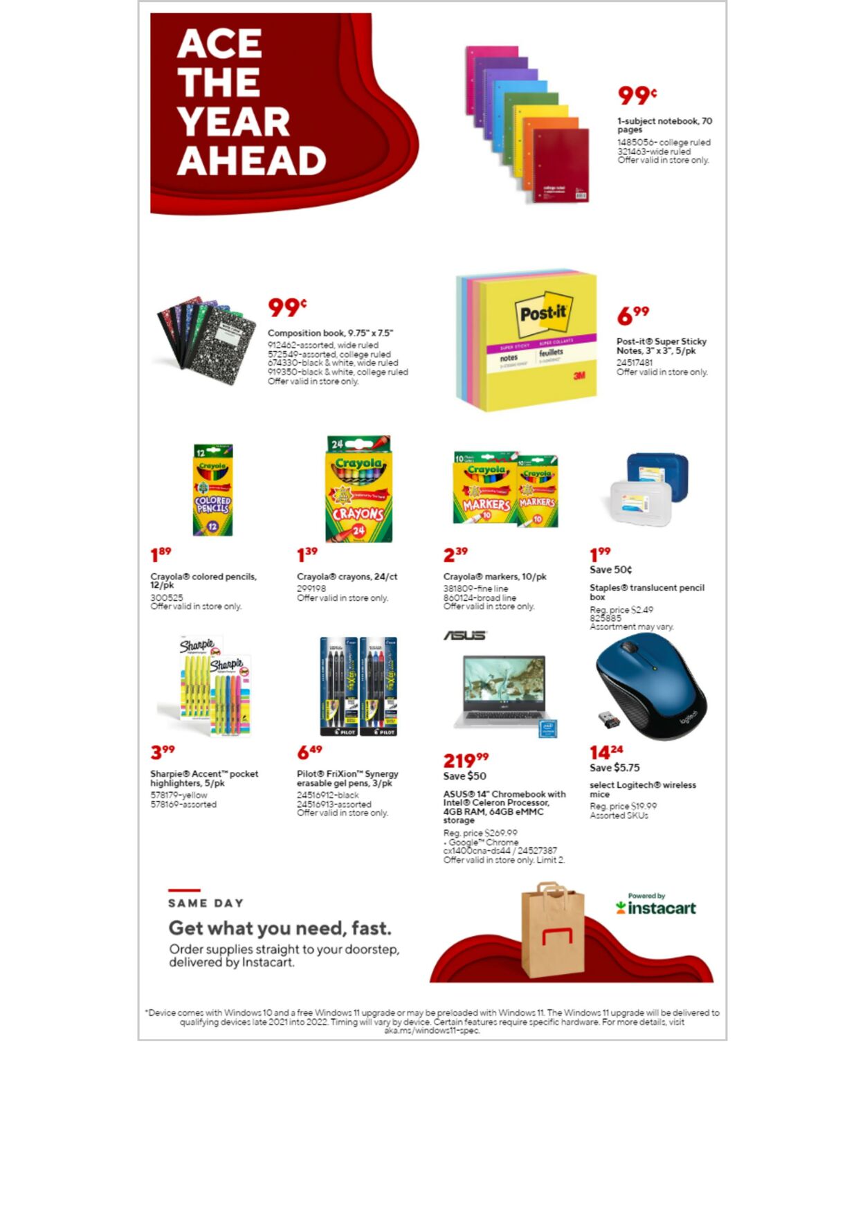 Weekly ad Staples 01/15/2023 - 01/21/2023
