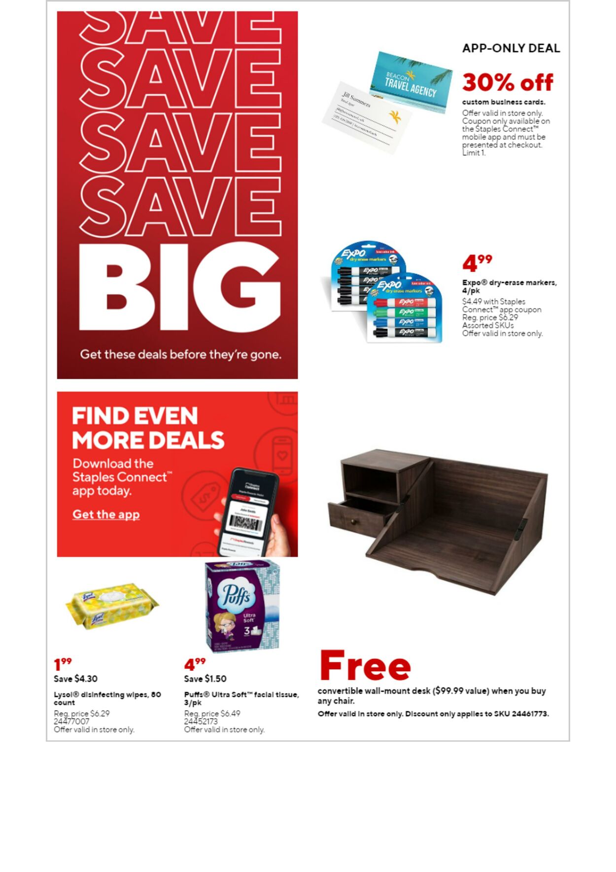 Weekly ad Staples 03/19/2023 - 03/25/2023