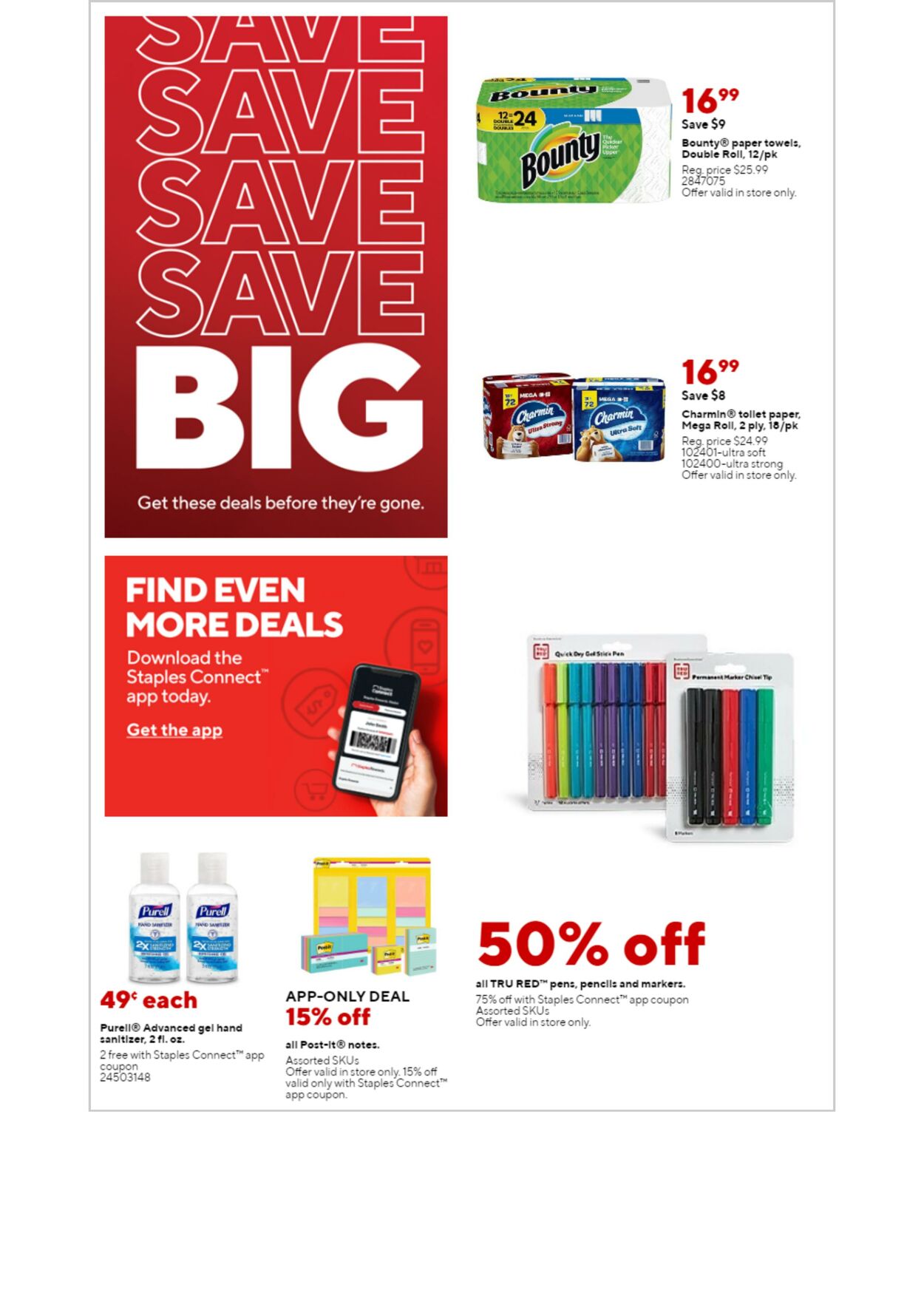 Weekly ad Staples 03/05/2023 - 03/11/2023