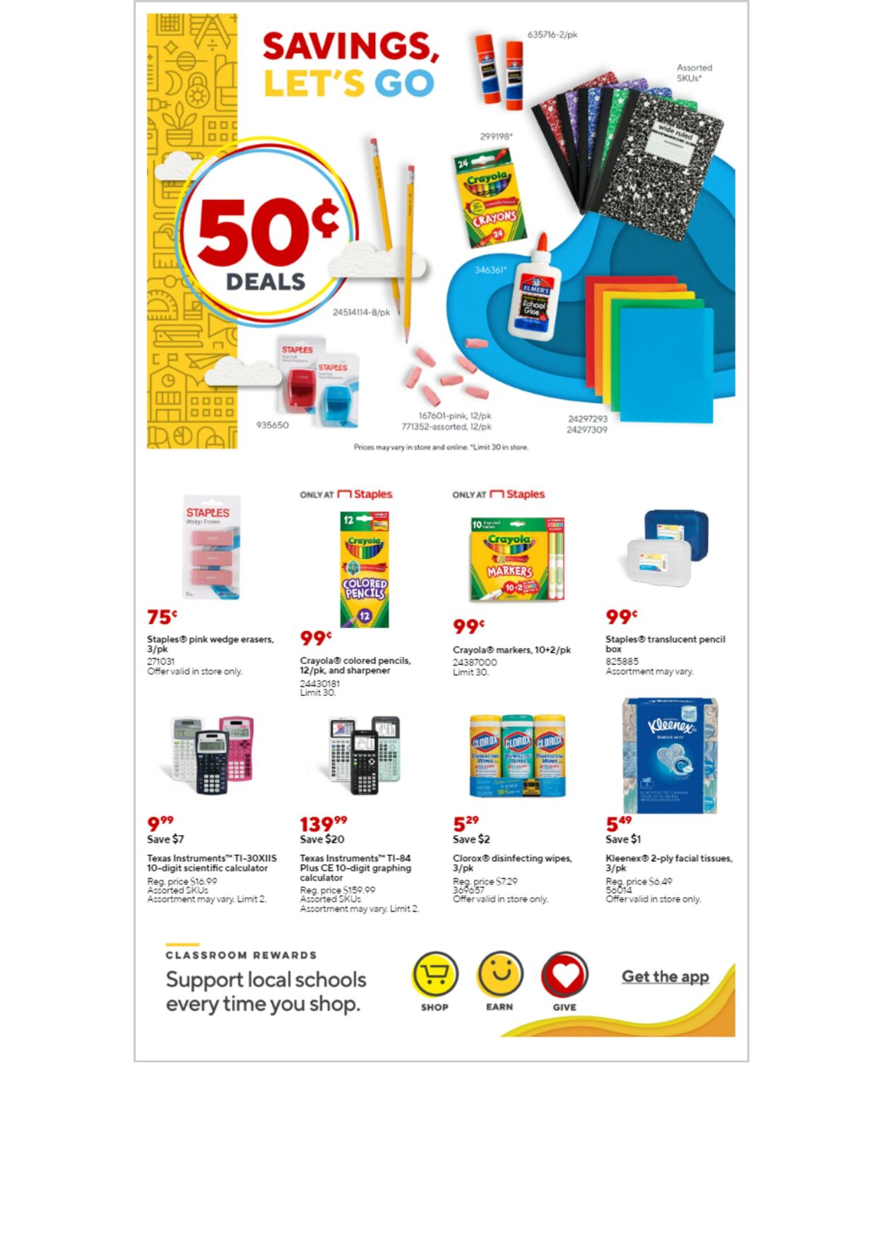 Weekly ad Staples 07/24/2022 - 07/30/2022