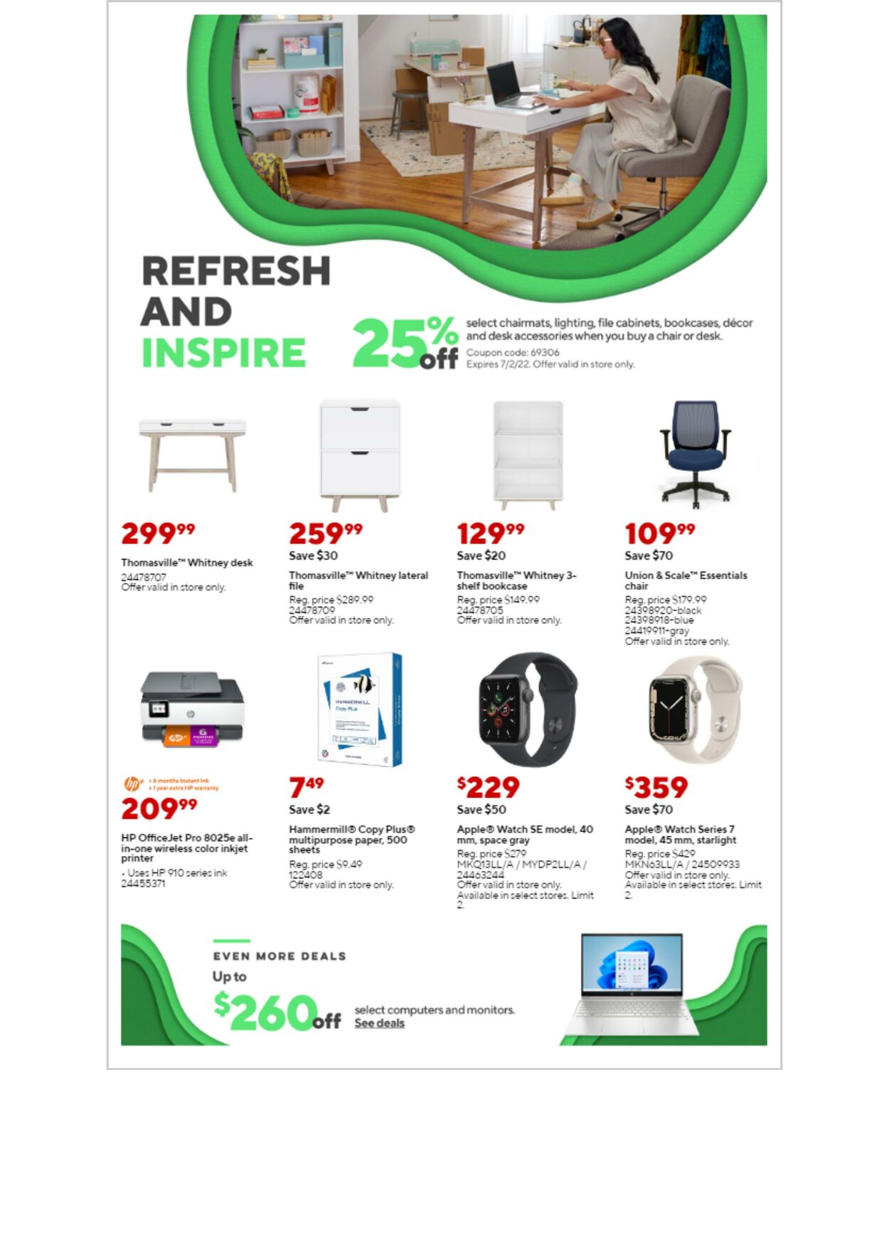Weekly ad Staples 05/01/2022 - 05/07/2022
