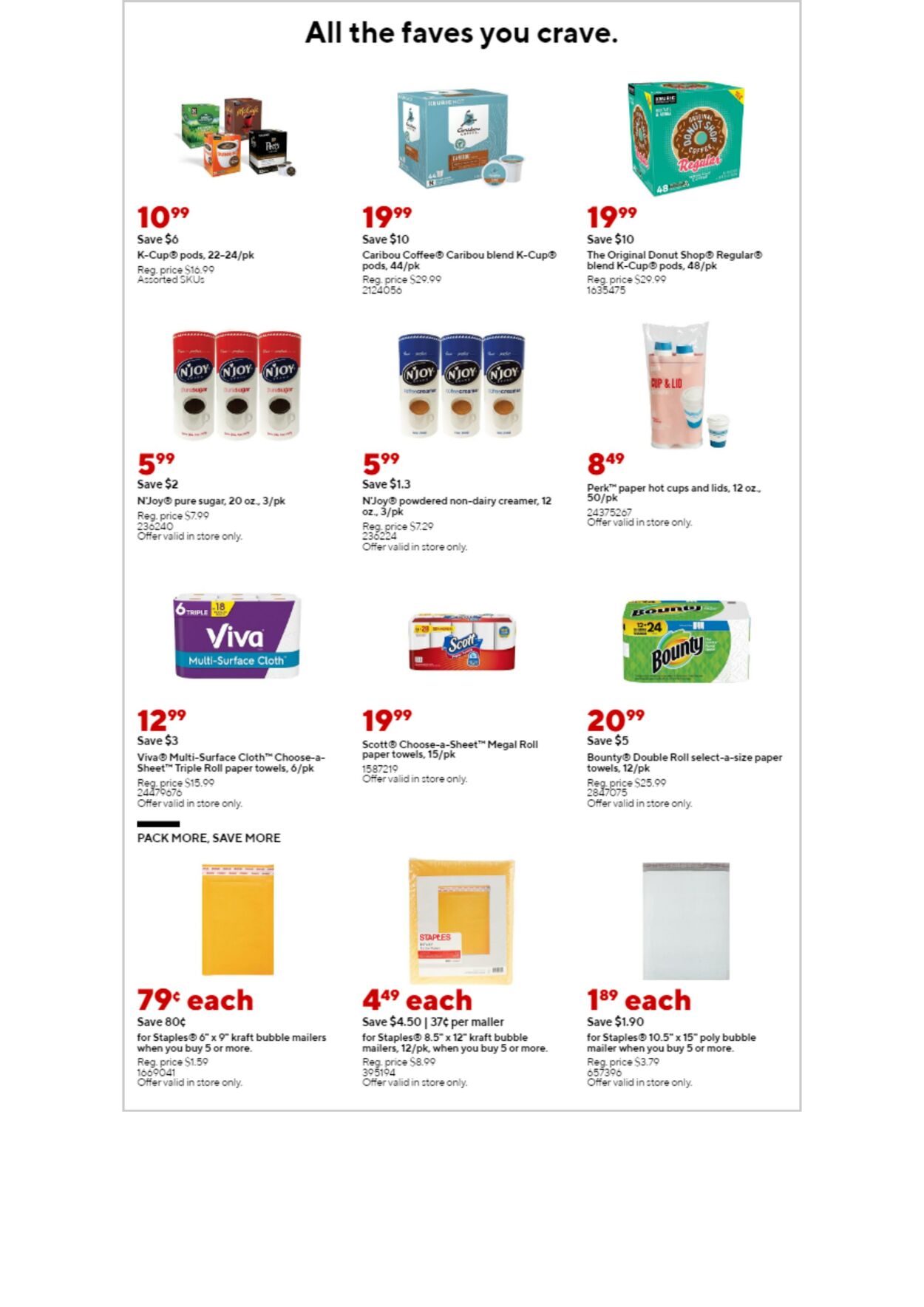 Weekly ad Staples 09/25/2022 - 10/01/2022