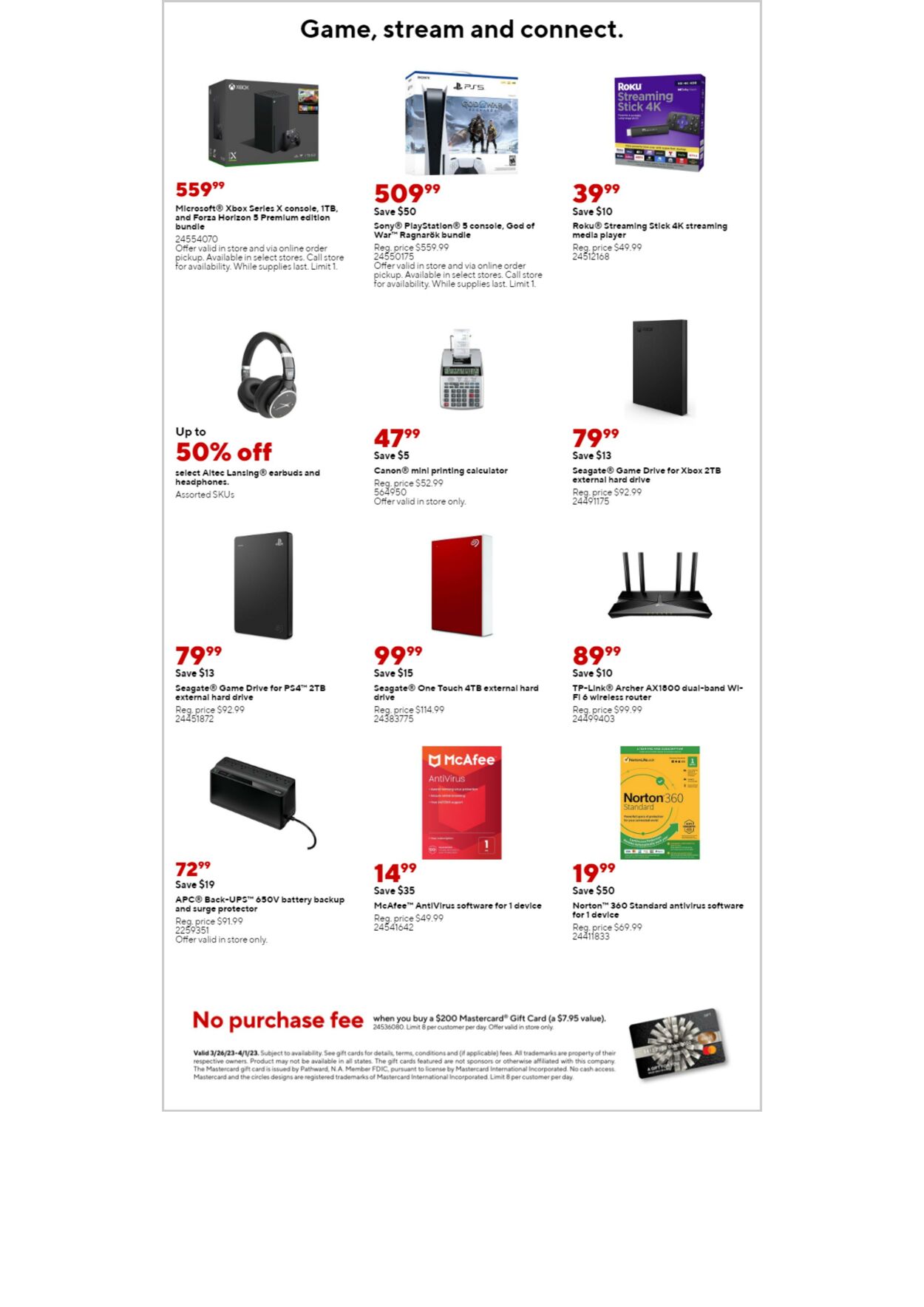 Weekly ad Staples 03/26/2023 - 04/01/2023