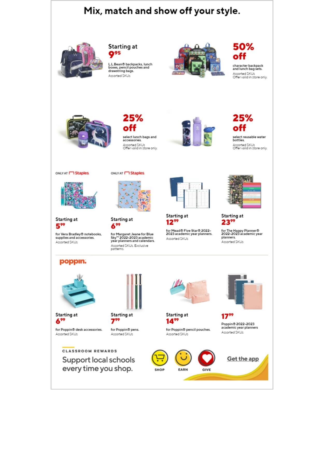 Weekly ad Staples 07/31/2022 - 08/06/2022