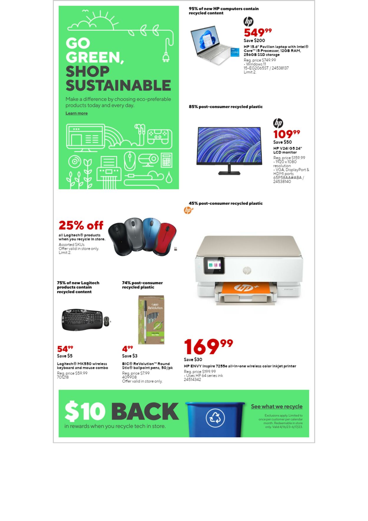 Weekly ad Staples 04/30/2023 - 05/06/2023