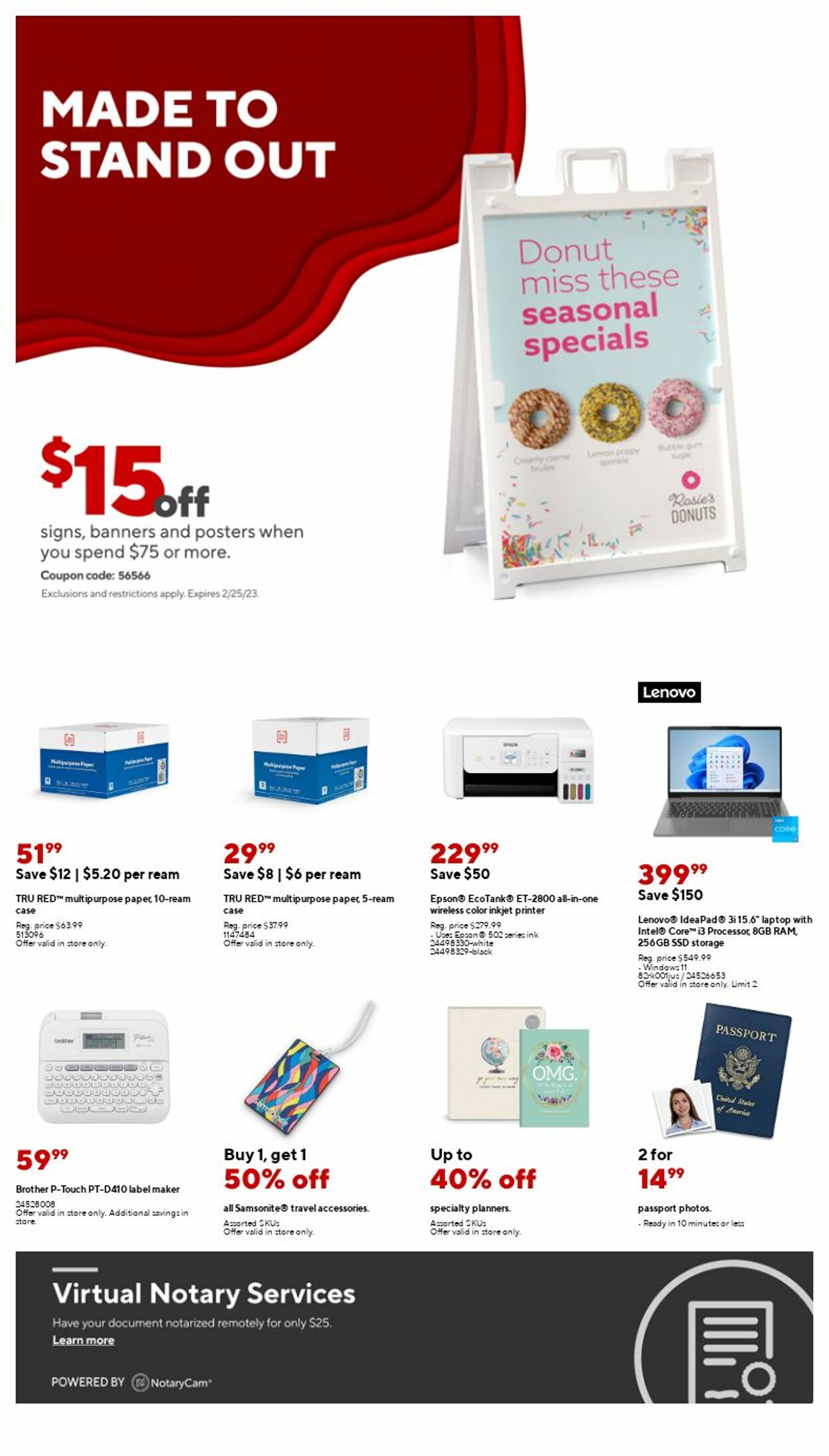 Weekly ad Staples 01/29/2023 - 02/04/2023