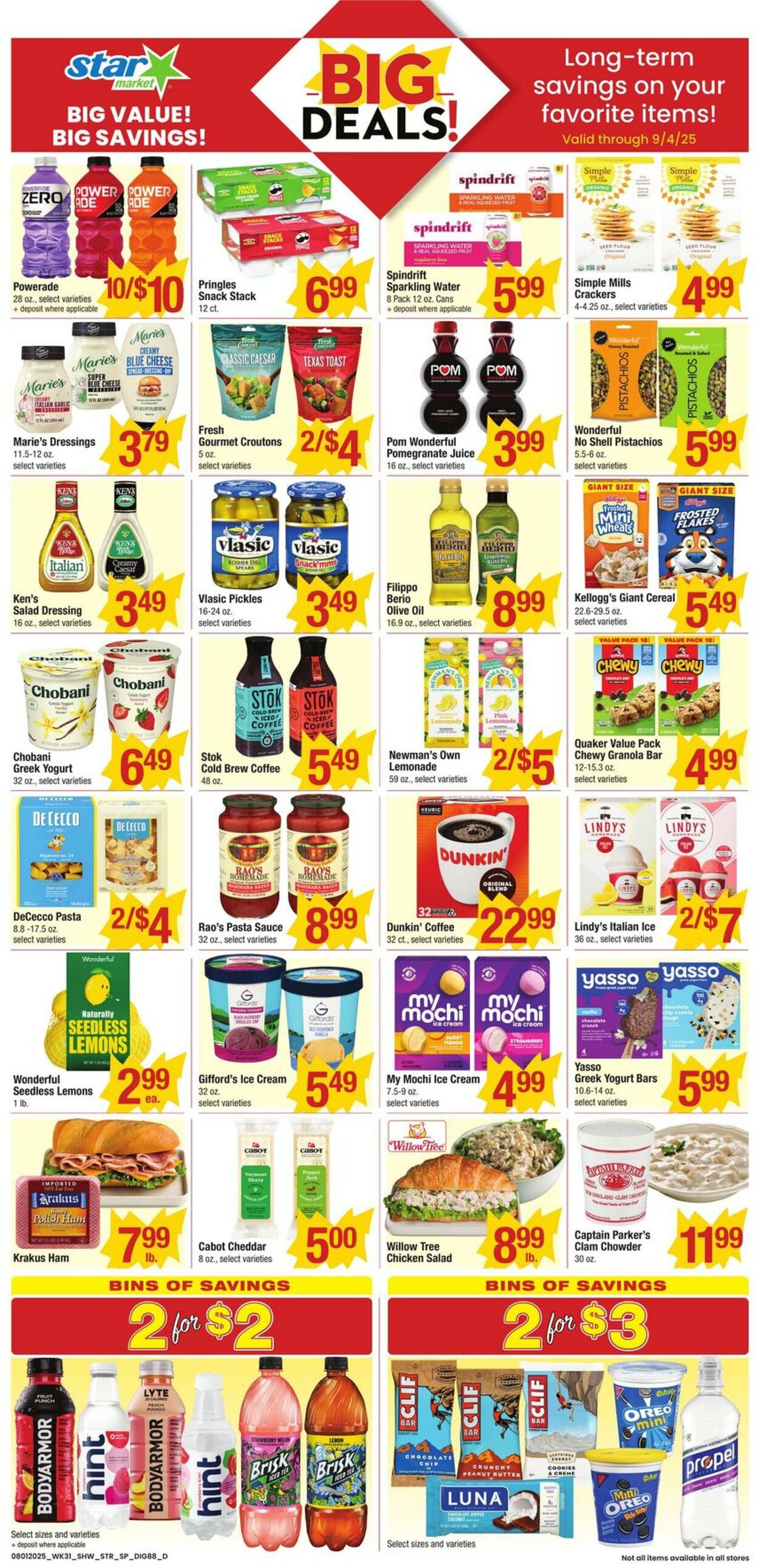 Weekly ad Star Markets 08/01/2025 - 08/07/2025