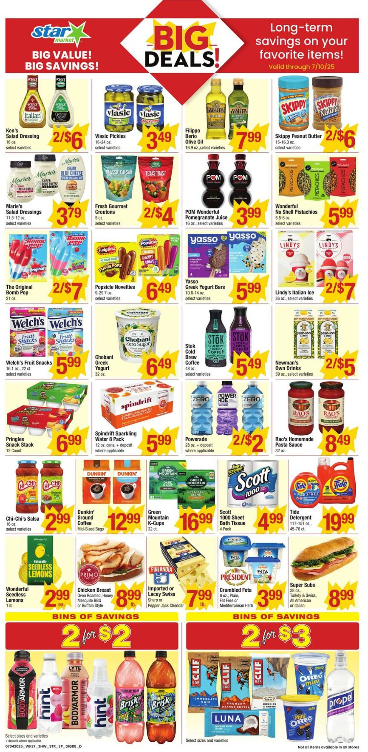 Weekly ad Star Markets 07/04/2025 - 07/10/2025