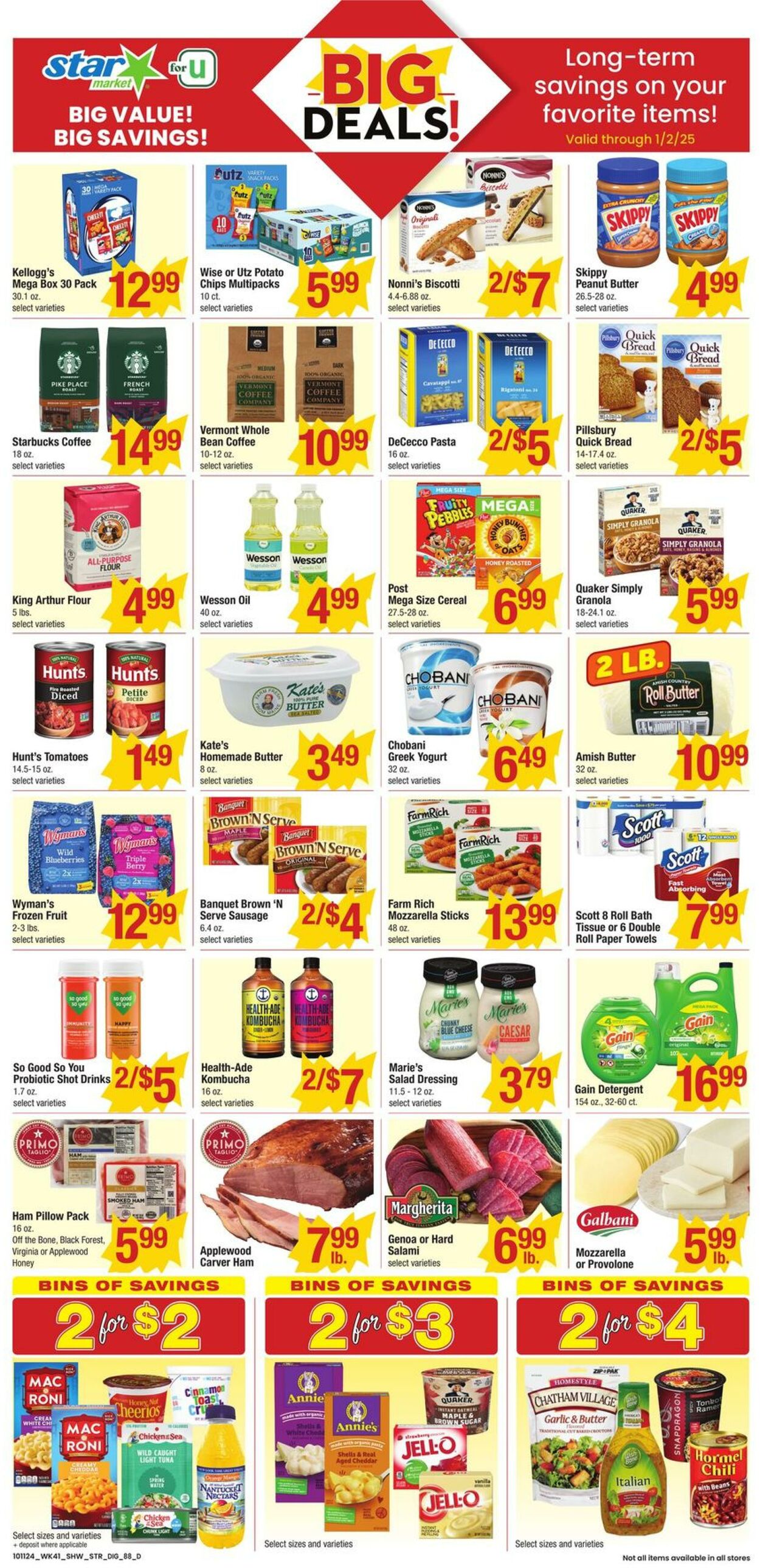 Weekly ad Star Markets 10/11/2024 - 01/02/2025