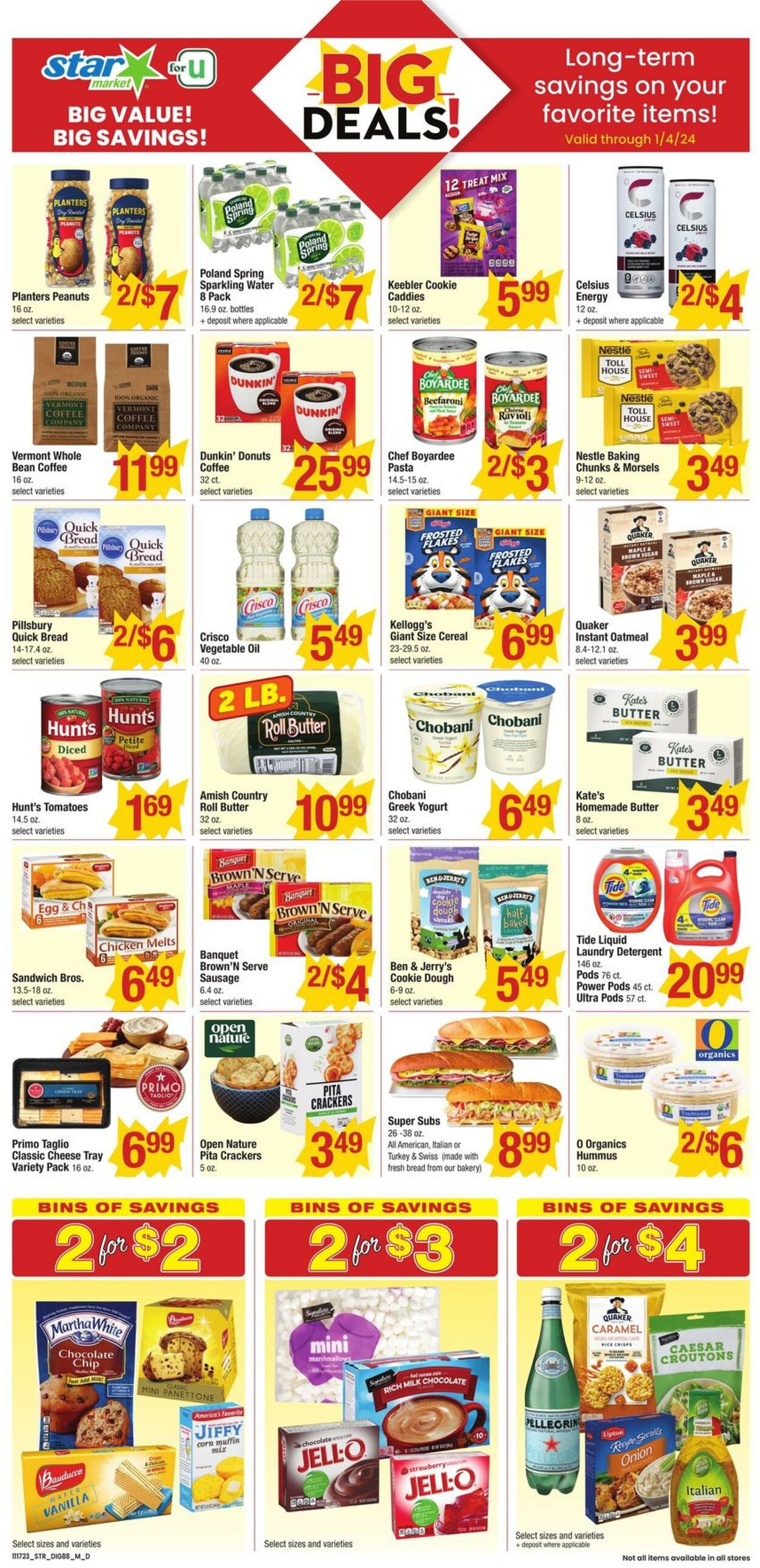 Weekly ad Star Markets 11/17/2023 - 11/23/2023