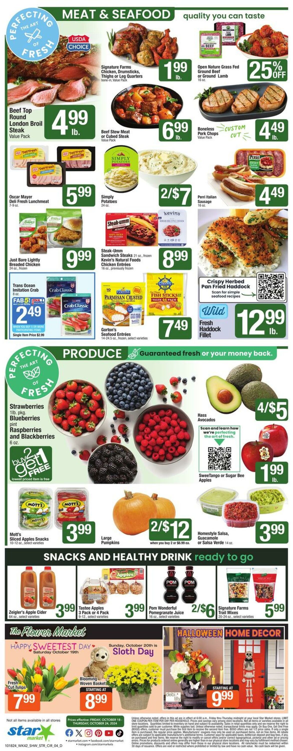 Weekly ad Star Markets 10/18/2024 - 10/24/2024