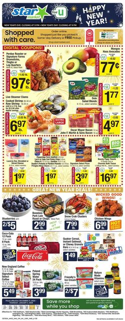 Weekly ad Star Markets 12/27/2024 - 01/02/2025