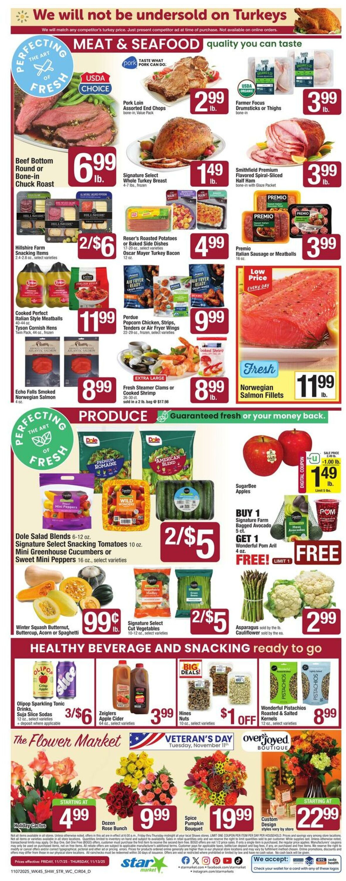 Weekly ad Star Markets 11/07/2025 - 11/13/2025